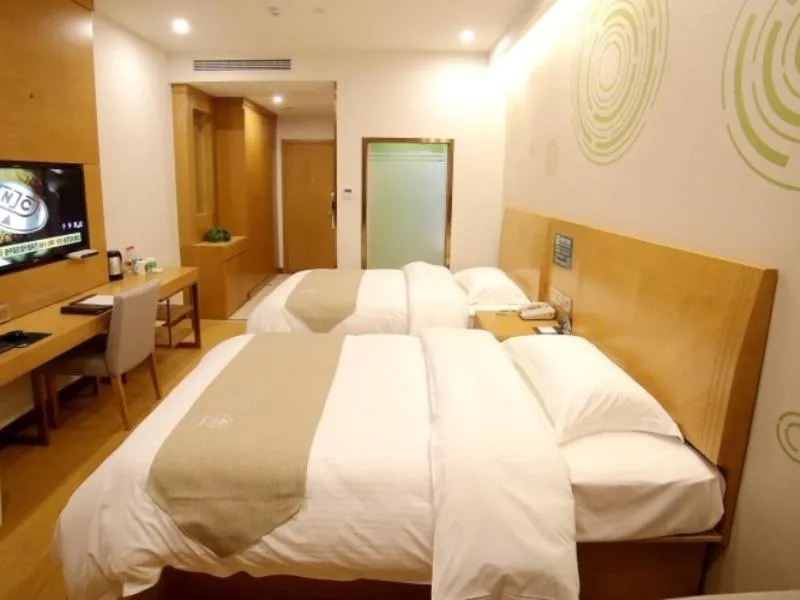 Bed in GreeTree Inn JiangSu Wuxi Huishan District Yuqi Town Business Hotel