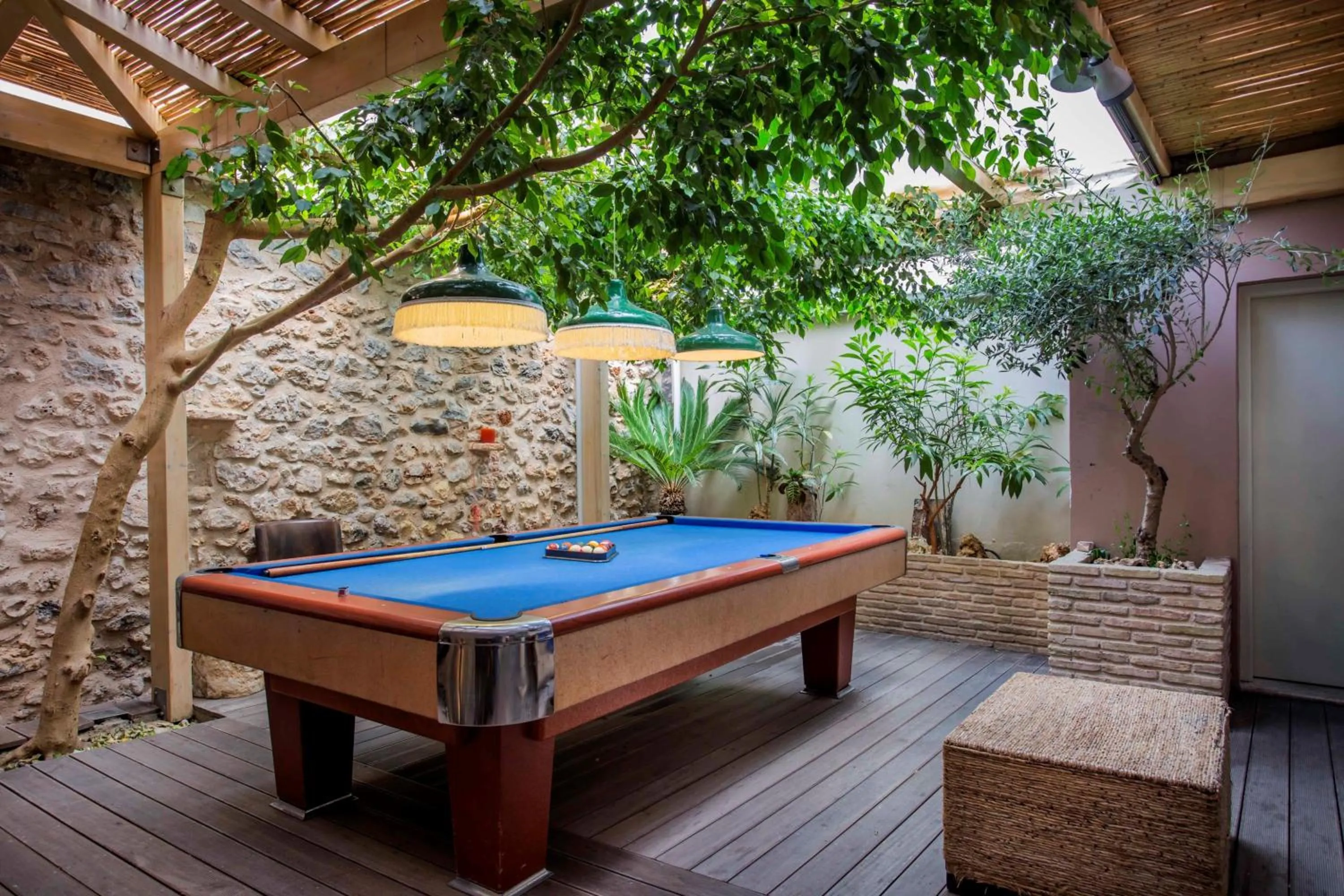 Patio in Aktaion Hotel