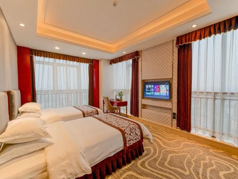 Bed in GreenTree Eastern GuangDong FoShan ShunDe District Huicong City Hotel