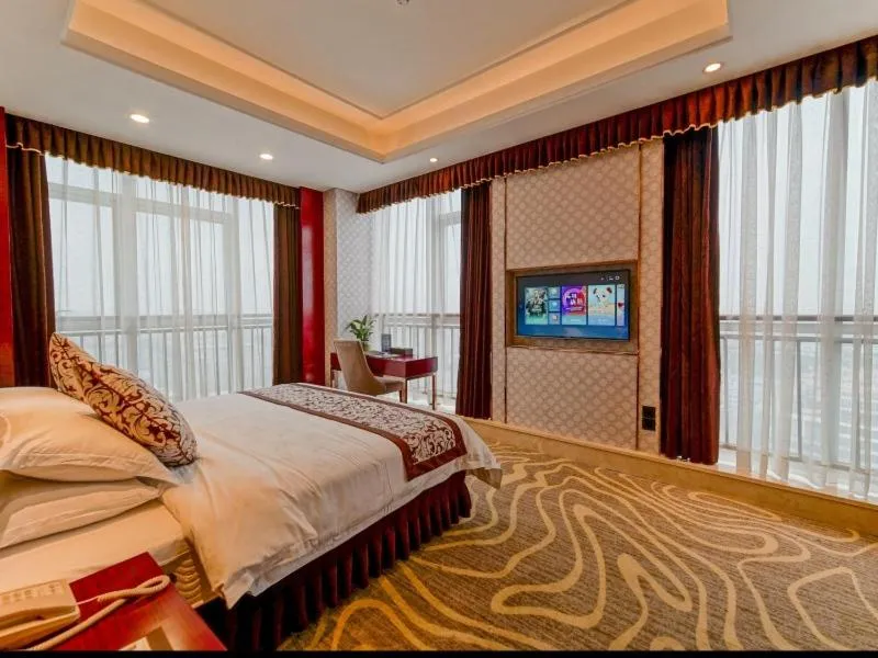 Bed in GreenTree Eastern GuangDong FoShan ShunDe District Huicong City Hotel