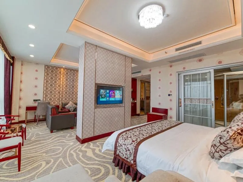 Bed in GreenTree Eastern GuangDong FoShan ShunDe District Huicong City Hotel