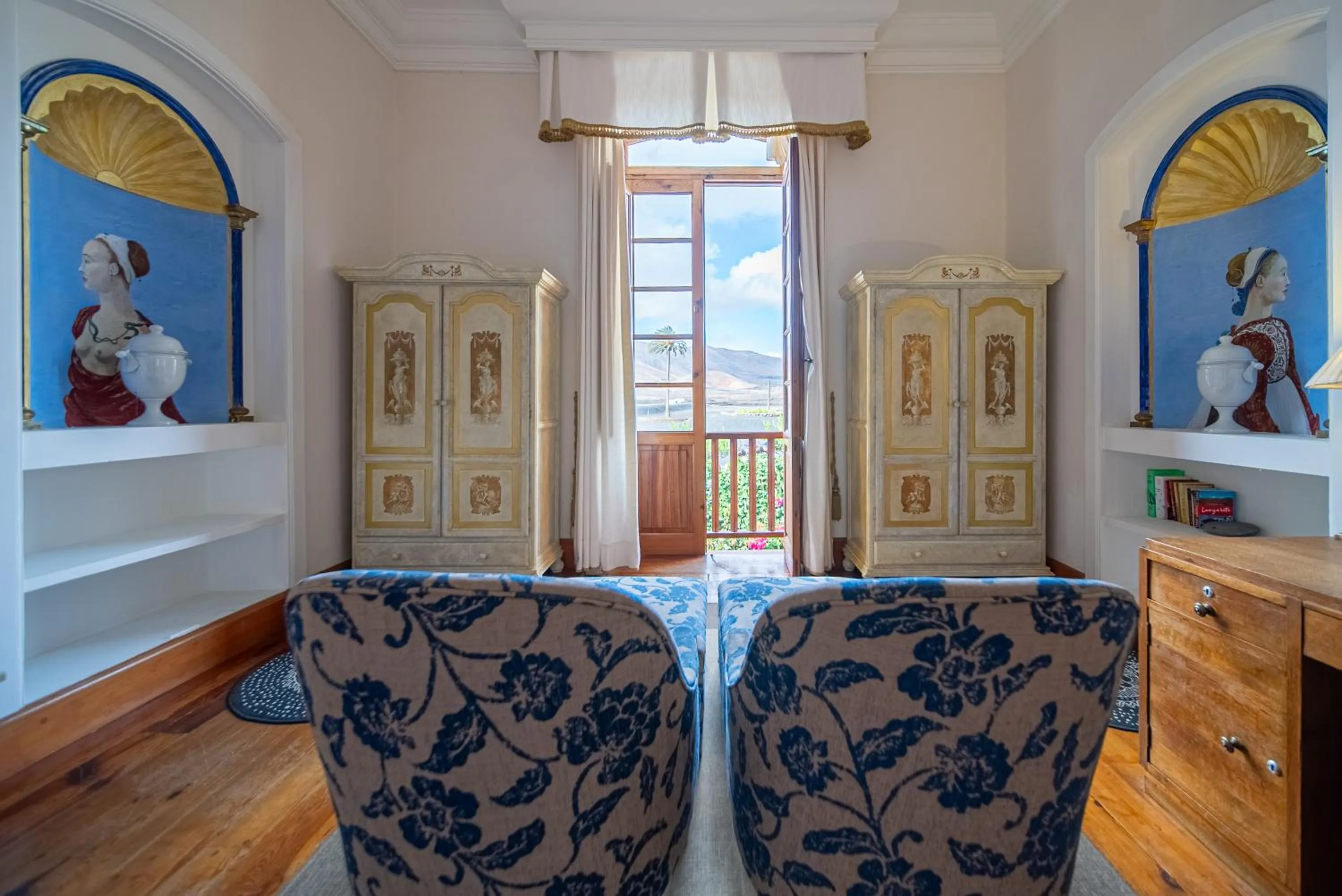 Seating area in La Casona de Yaiza I Hotel Emblematico
