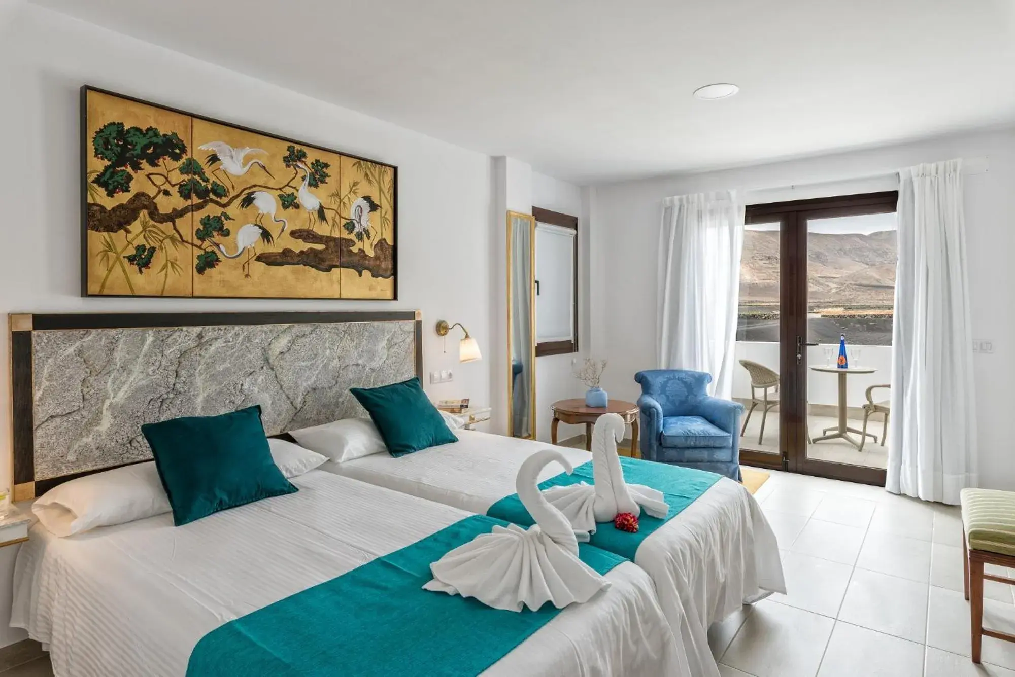 Double Room with Balcony in La Casona de Yaiza I Hotel Emblematico Double Room with Balcony in La Casona de Yaiza I Hotel Emblematico