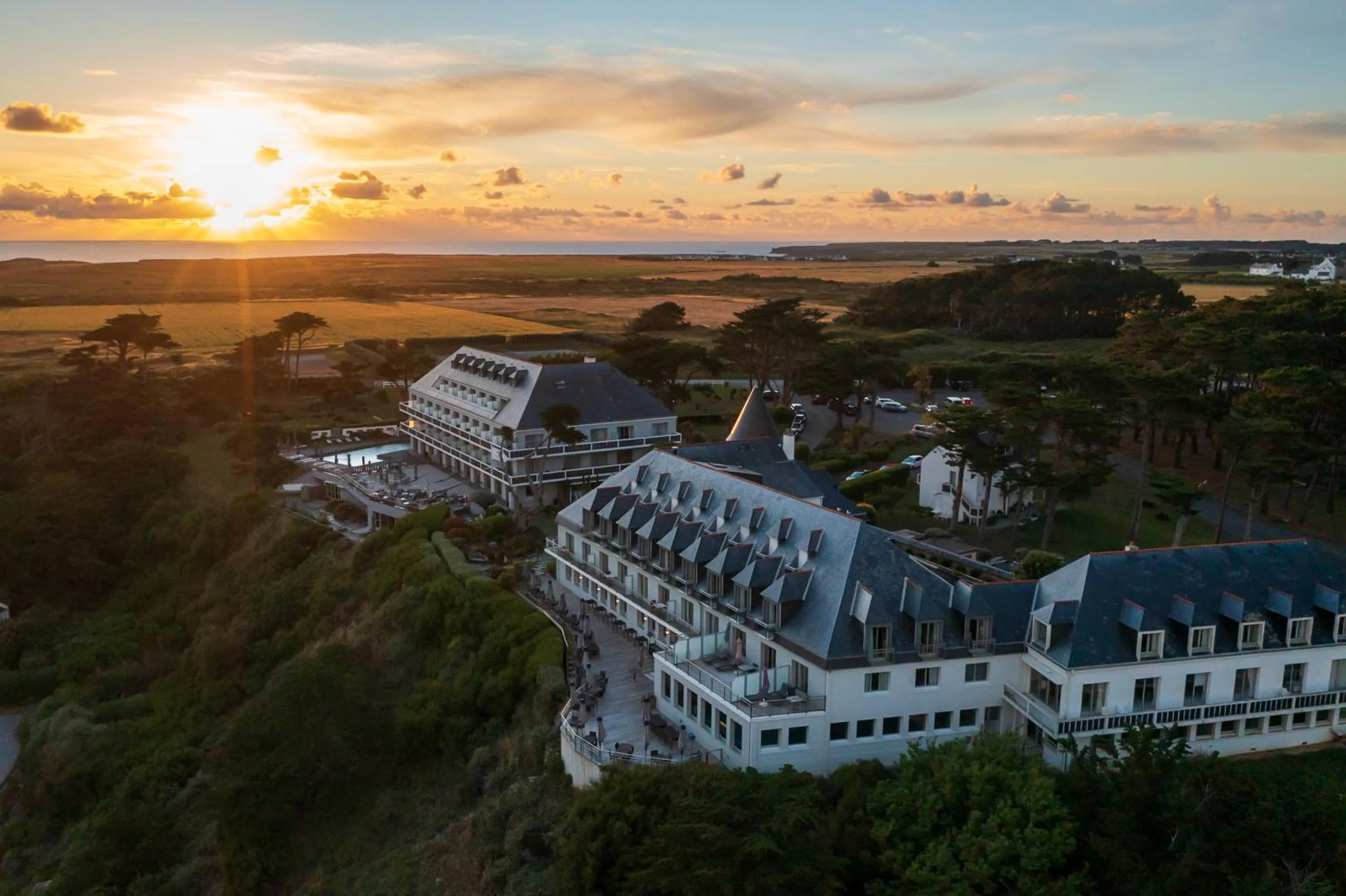 Property building in Castel Clara Thalasso & Spa