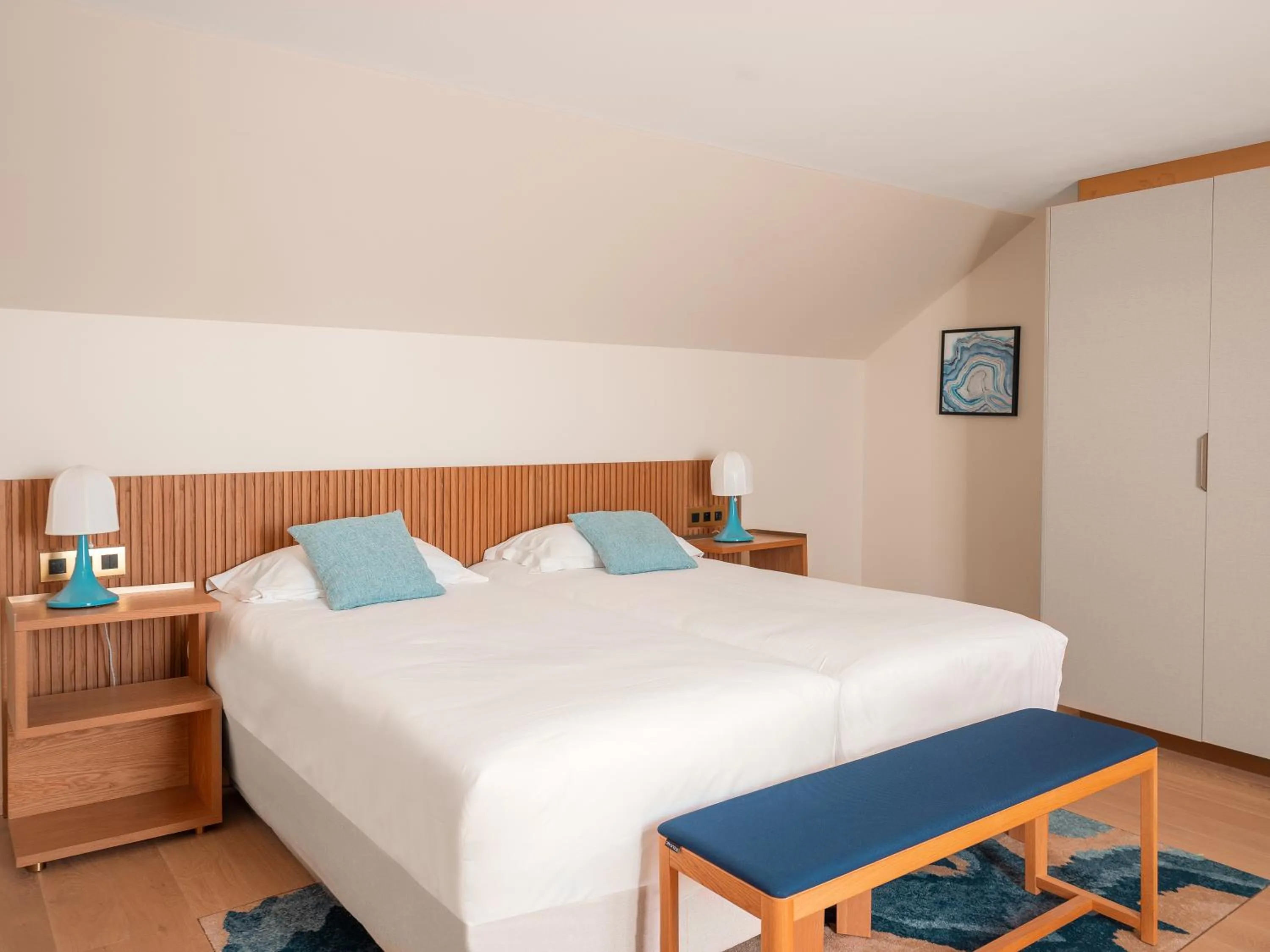 Bed in Castel Clara Thalasso & Spa