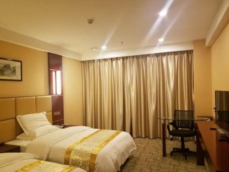 Bed in GreenTree Alliance Suzhou Taicang South Changchun Road Liuyuan Hotel