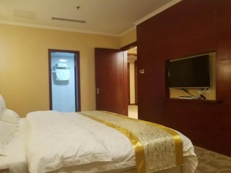 Bed in GreenTree Alliance Suzhou Taicang South Changchun Road Liuyuan Hotel