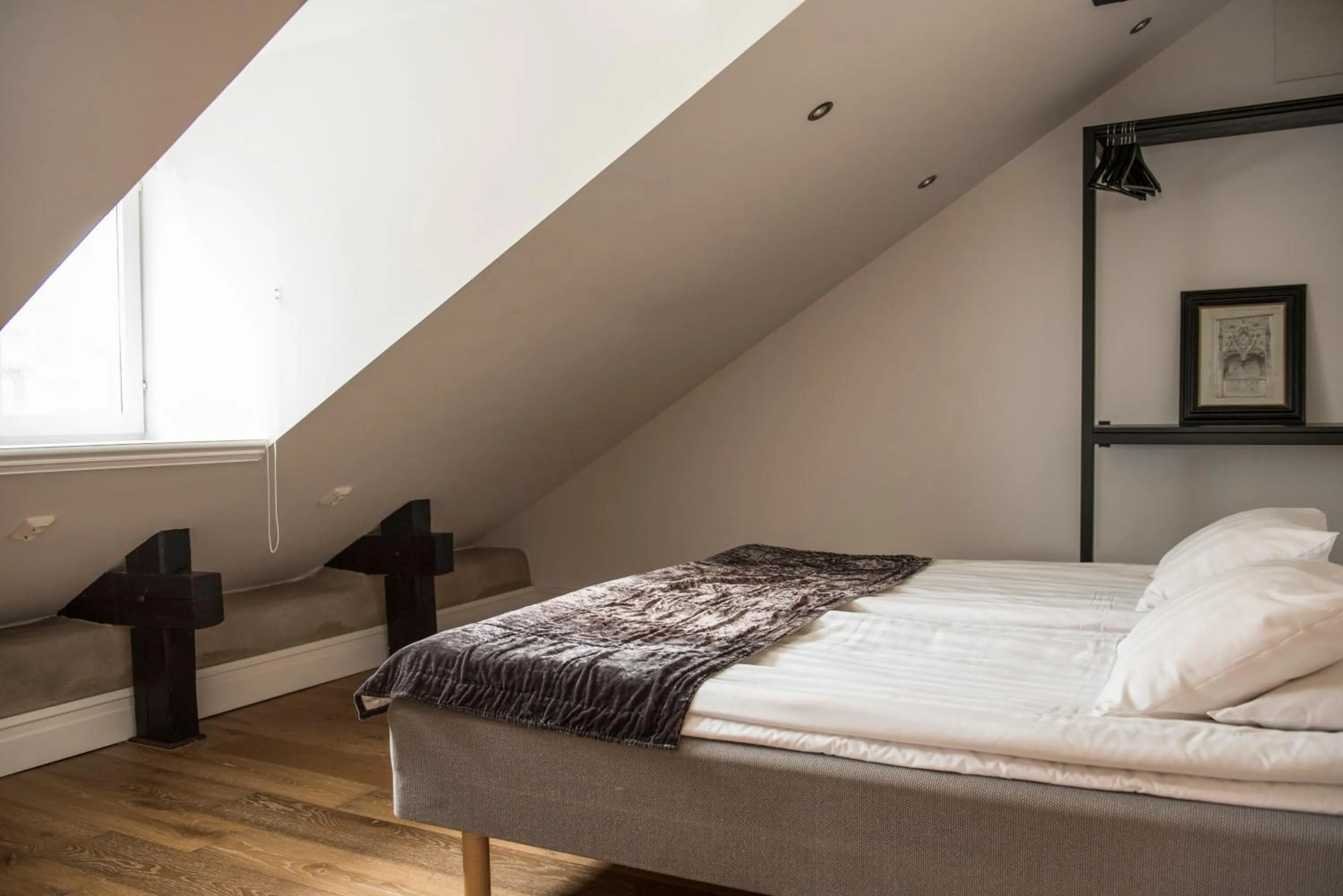 Bedroom, Bed in Donners Hotell