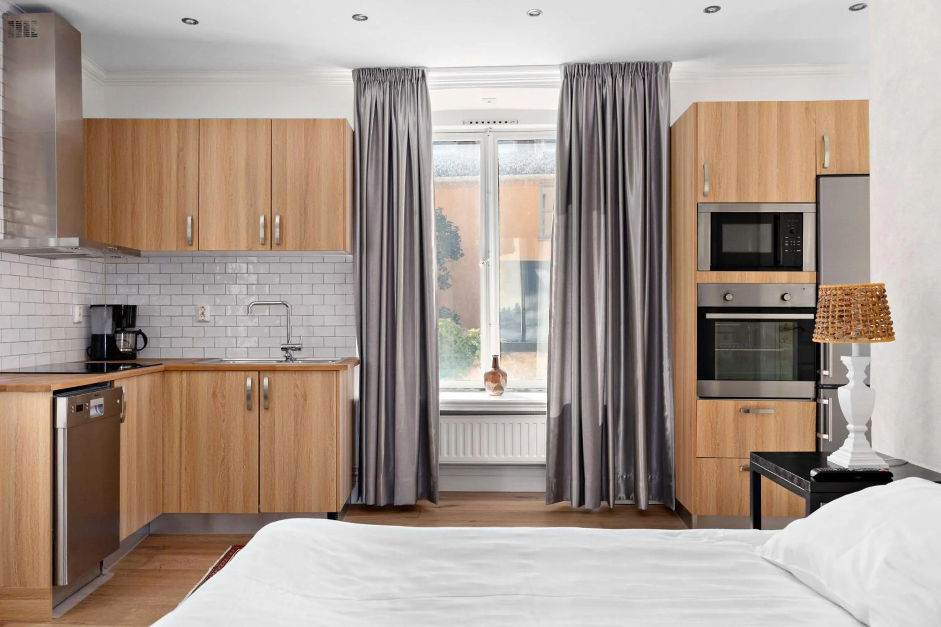 Photo of the whole room, Bed in Donners Hotell