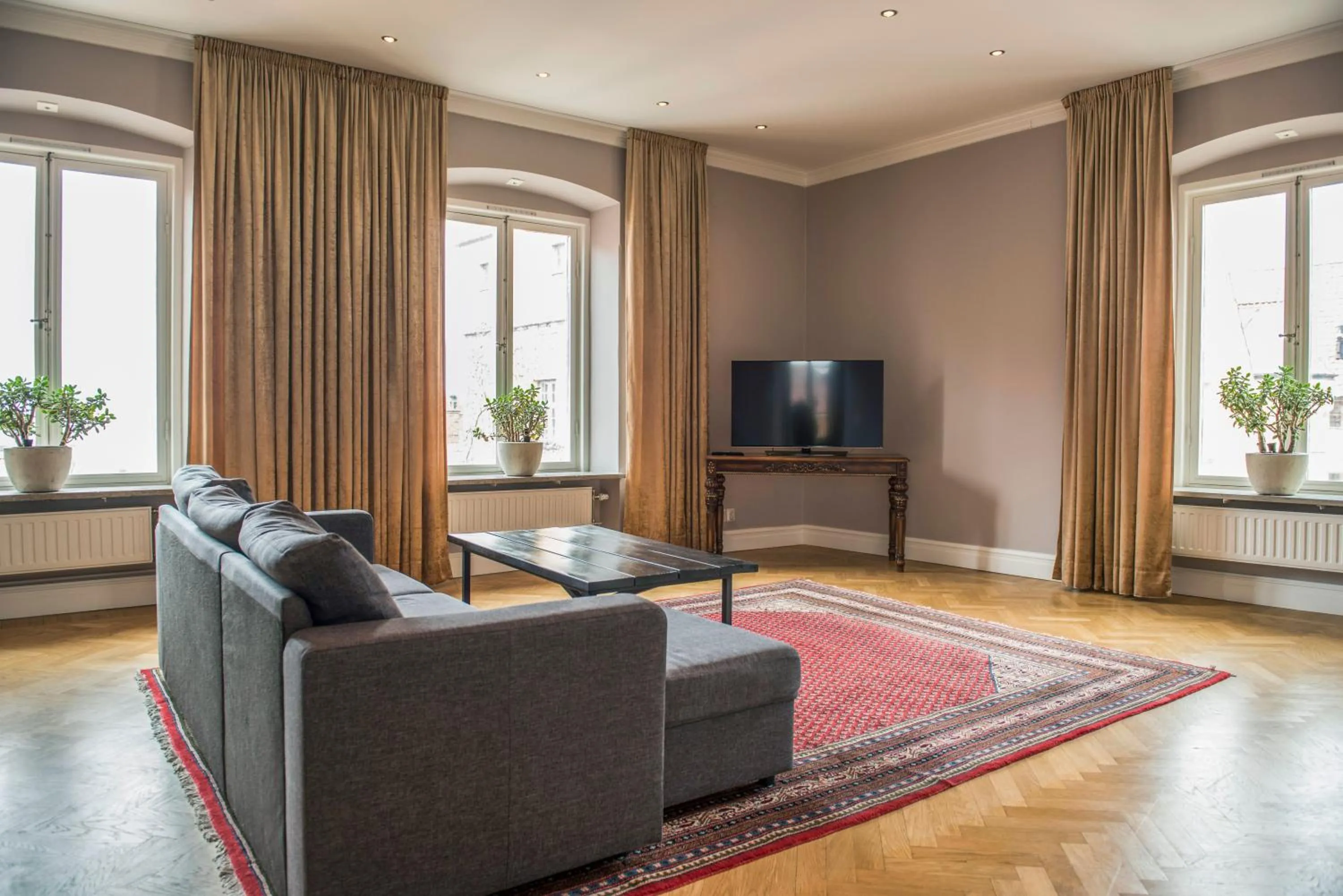 Living room in Donners Hotell