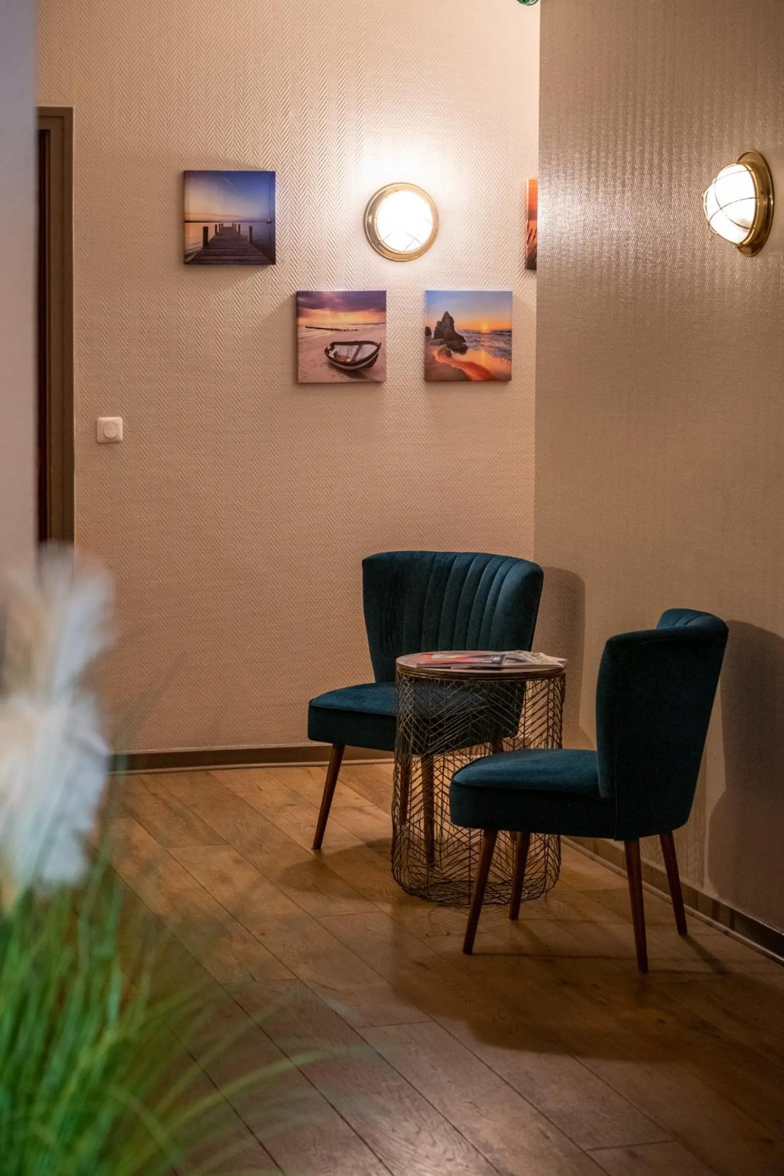 Living room in Hotel Beau Rivage