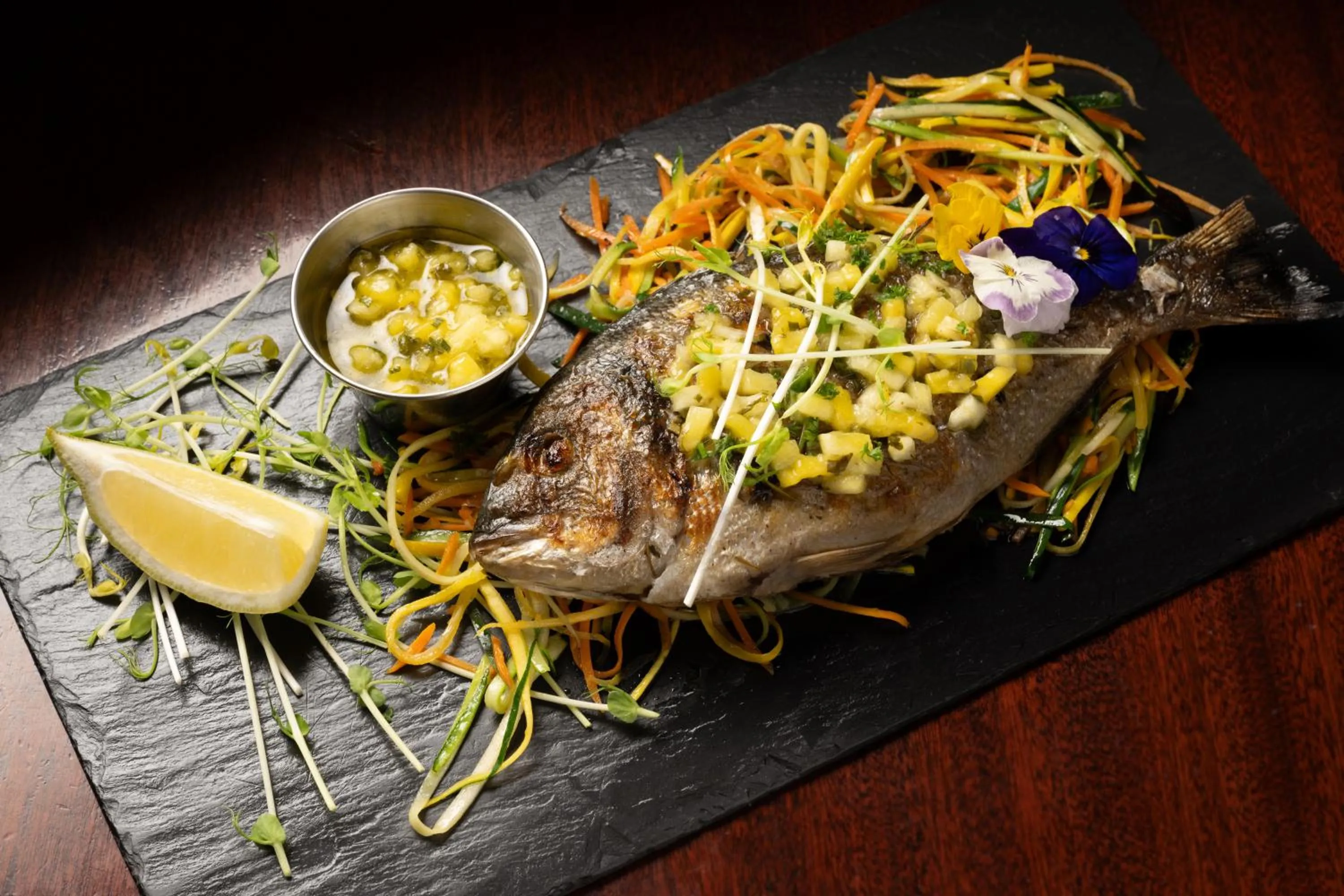 Food in Hotel Beau Rivage