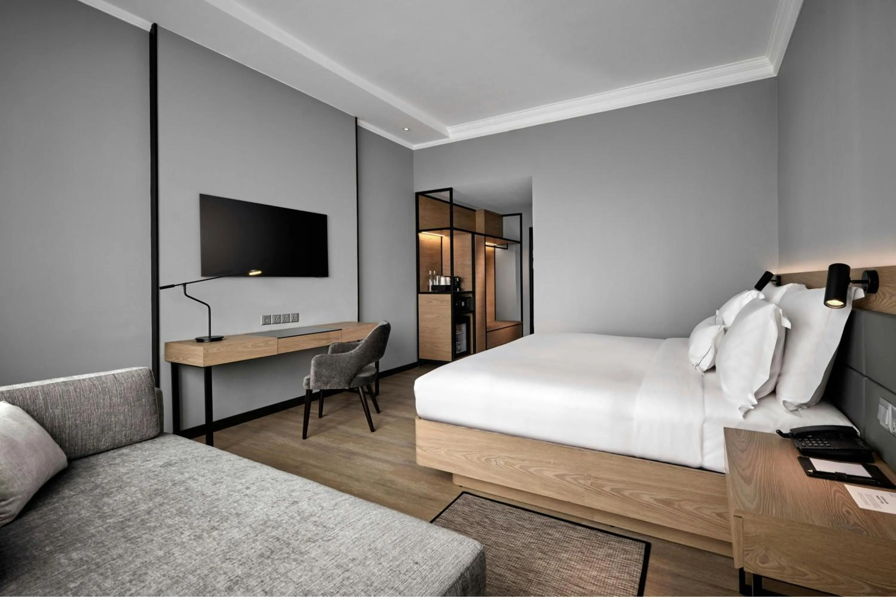 Photo of the whole room, Bed in AC Hotel by Marriott Kuala Lumpur