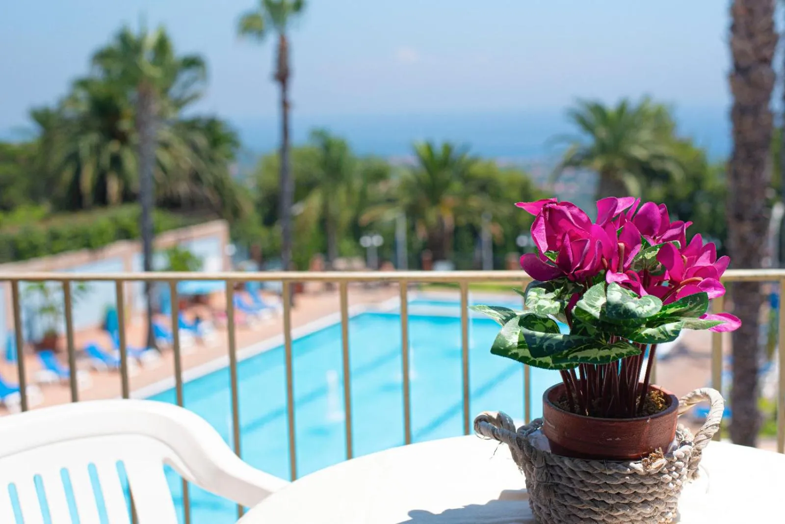 Balcony/Terrace in Orizzonte Acireale Hotel