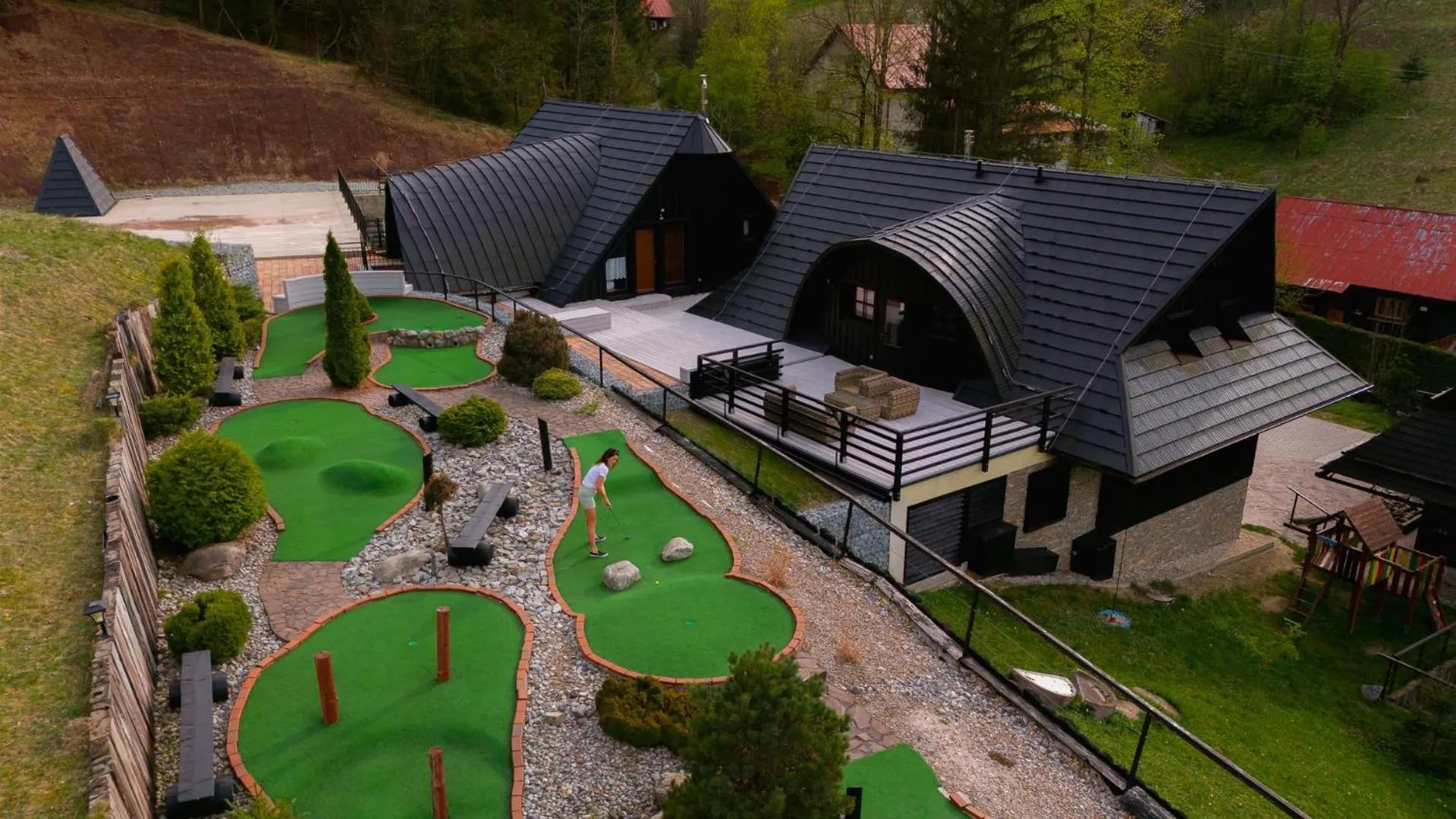 Minigolf in Wellness rezort Jánošíkov dvor