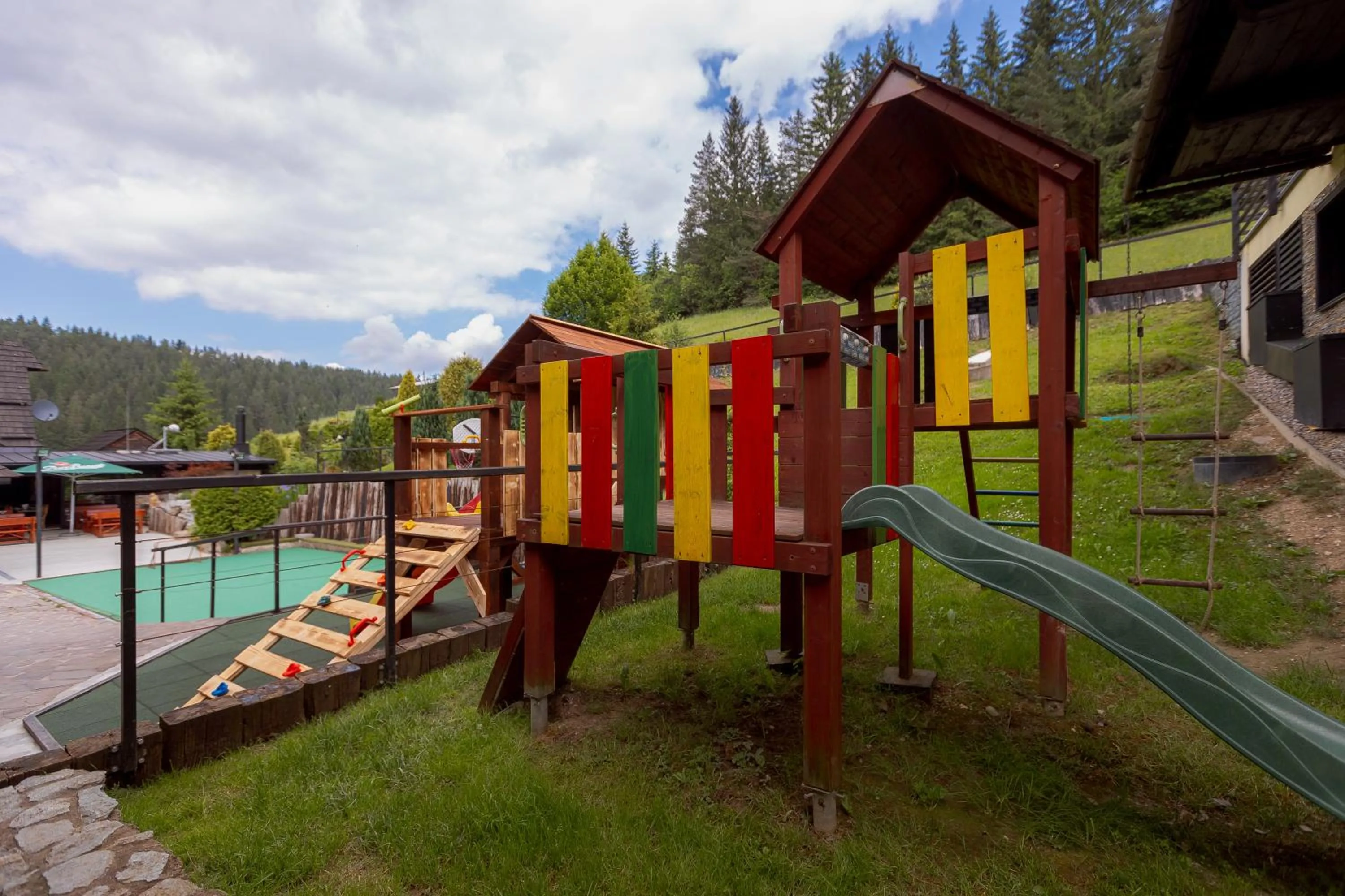Children play ground in Wellness rezort Jánošíkov dvor