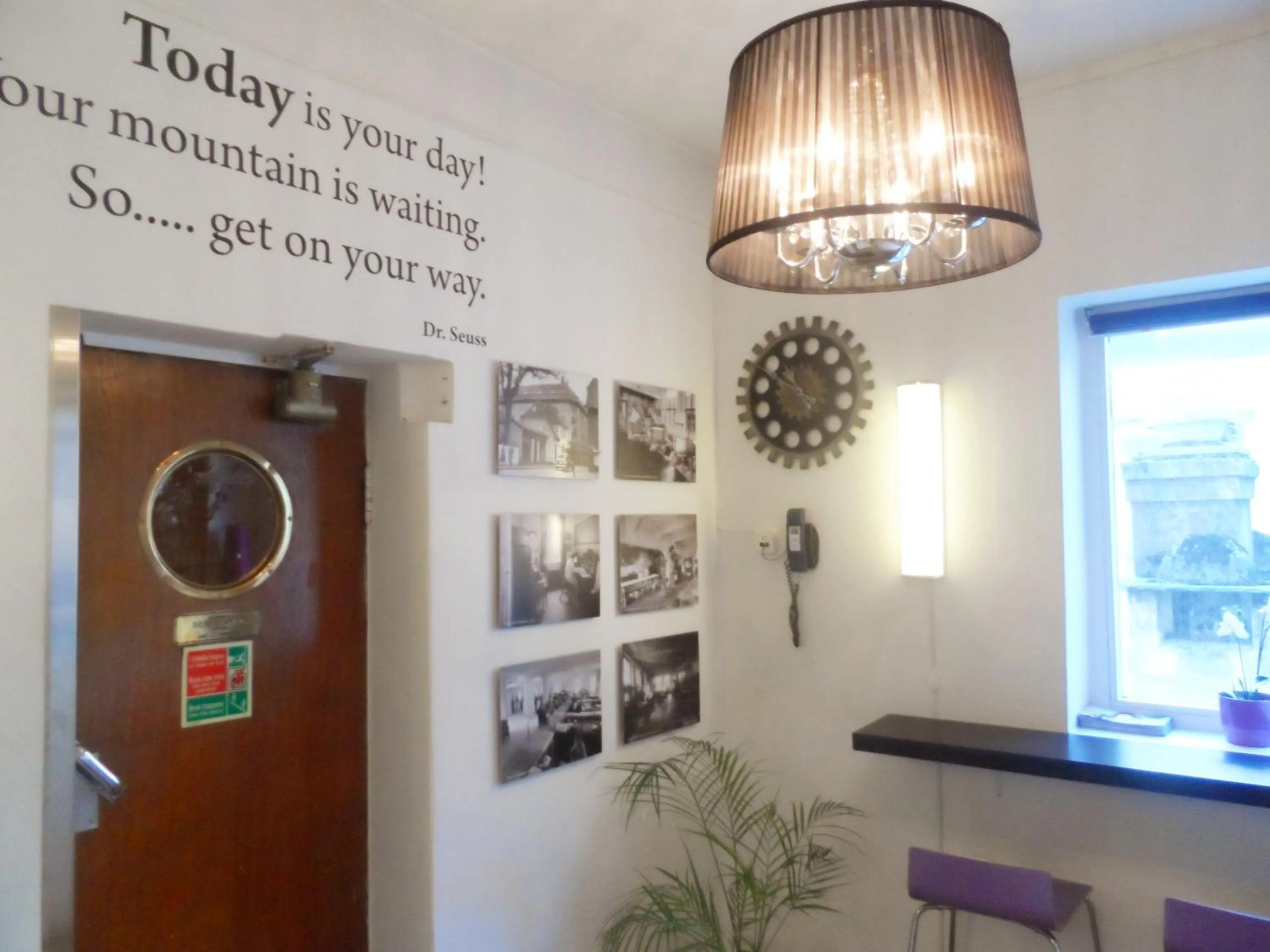 Lobby or reception in City Hostel Bergen