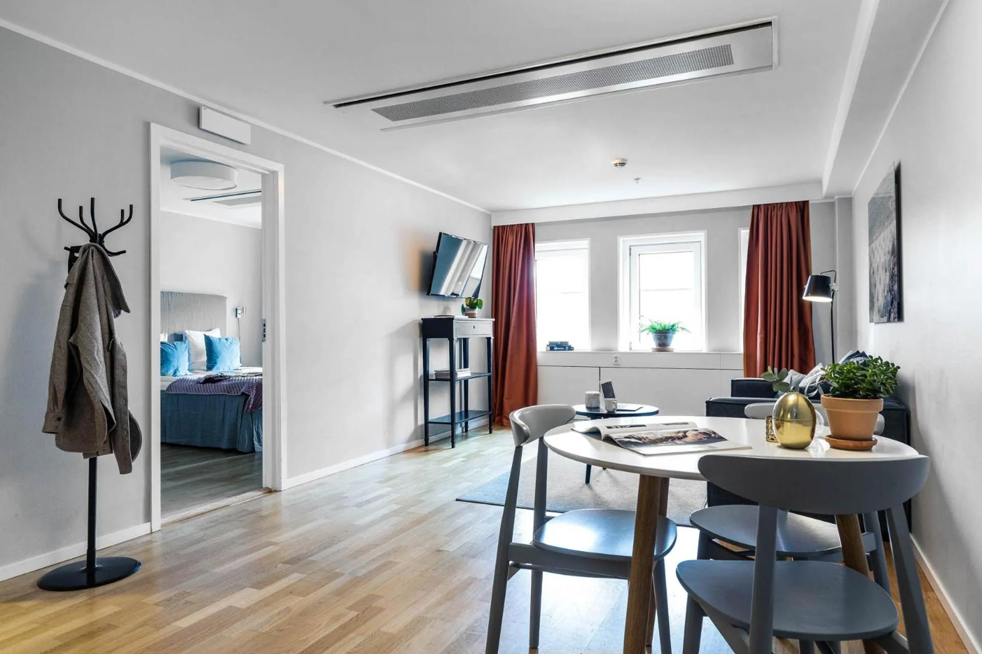 Living room in Biz Apartment Gärdet