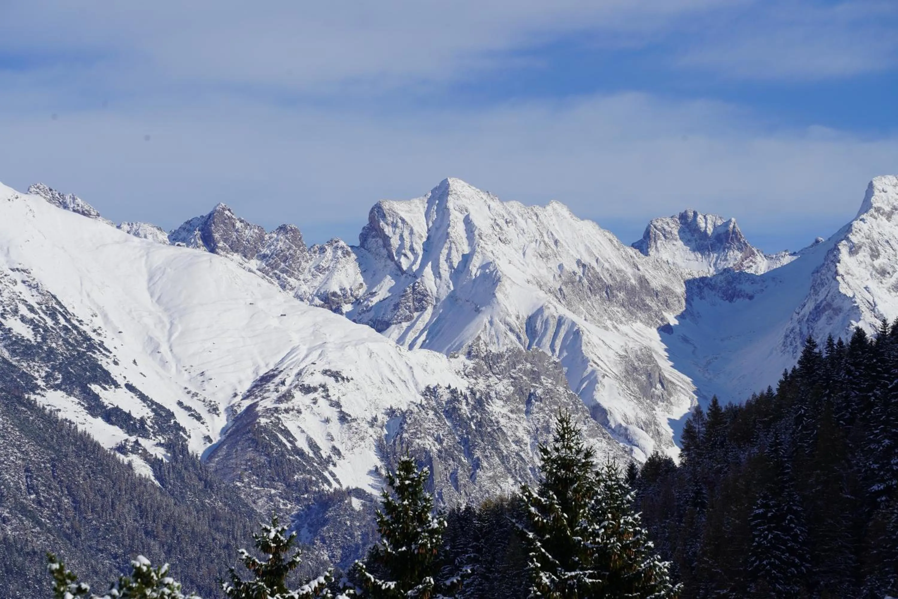 Mountain view in Quality Hosts Arlberg - Hotel Goldenes Kreuz B&B