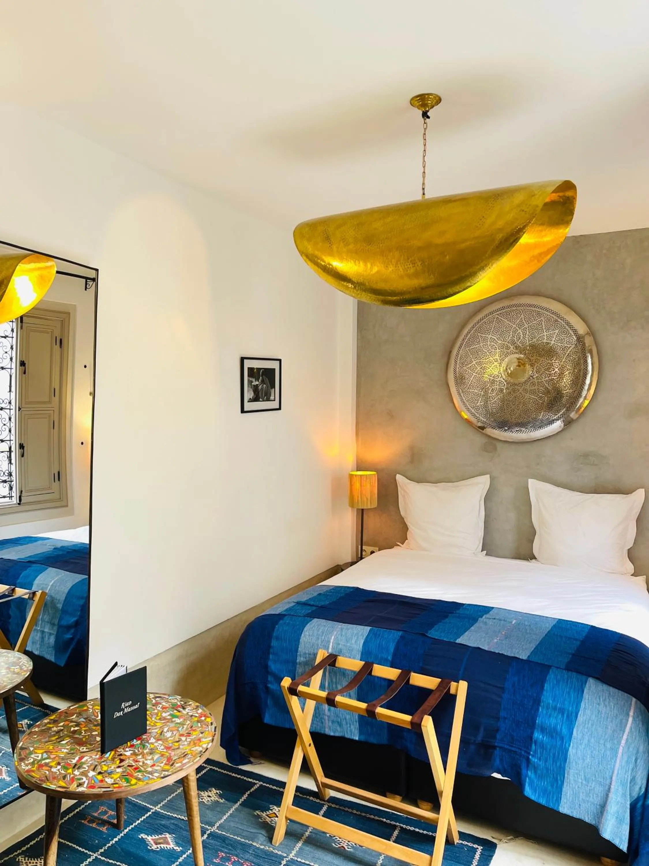 Bed in Riad Dar Massai