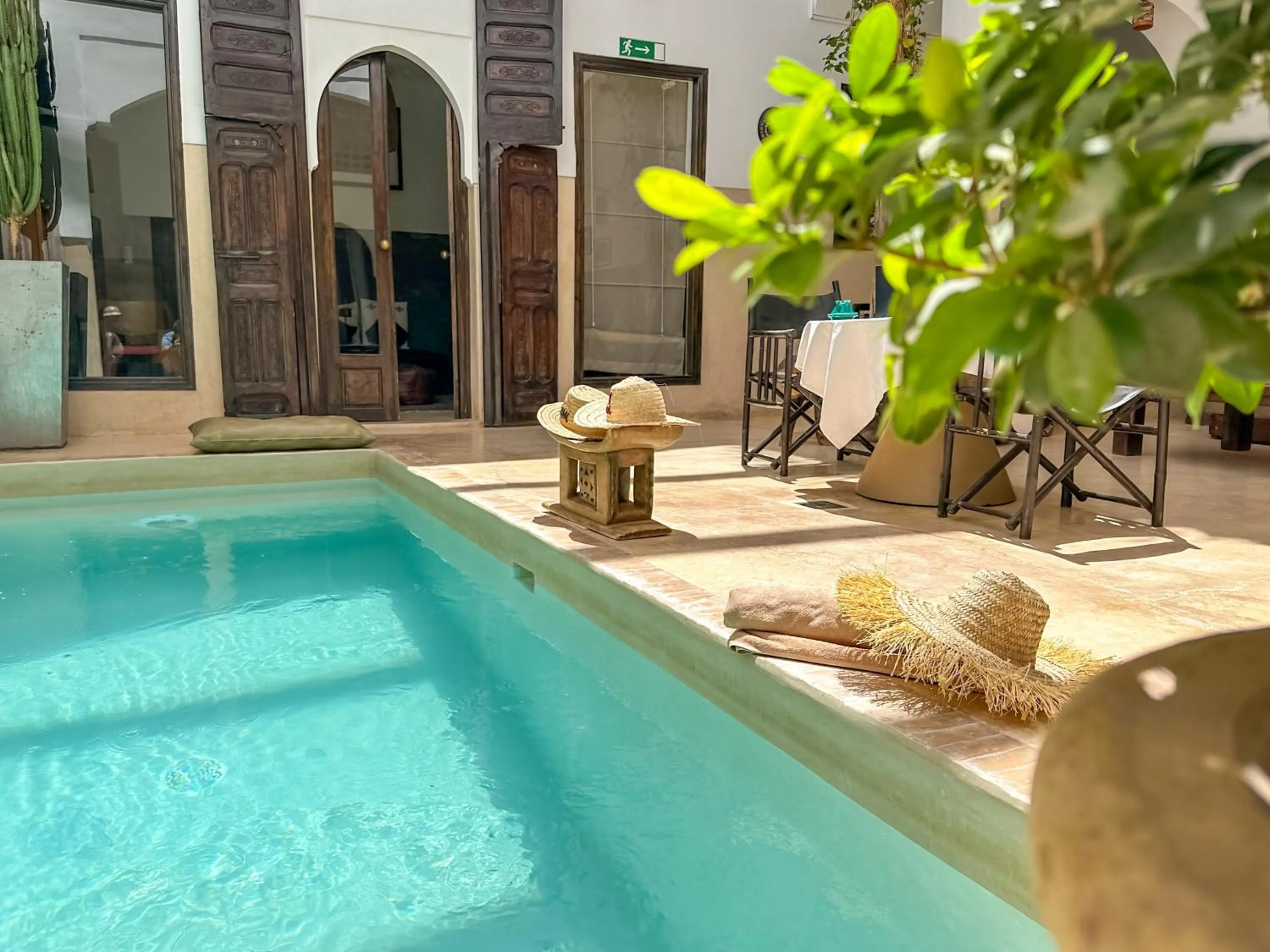 Decorative detail in Riad Dar Massai