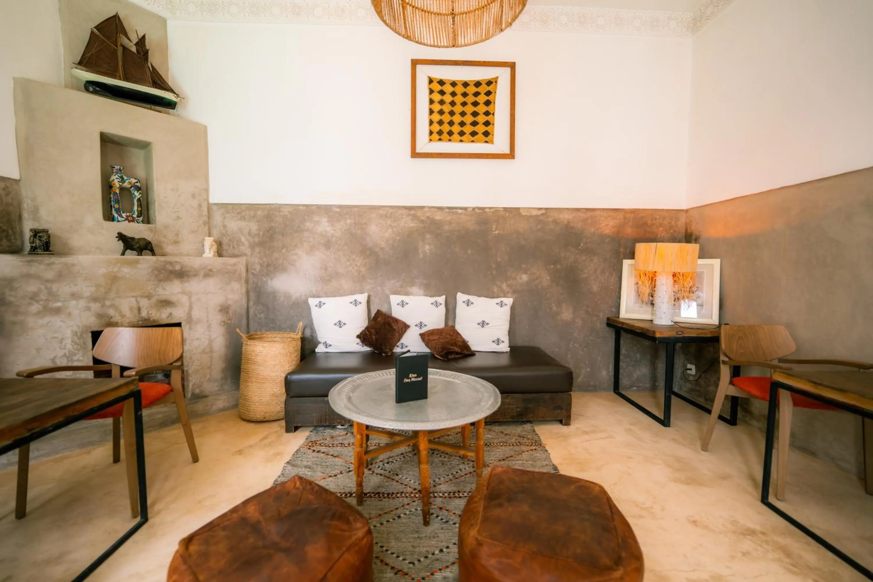 Living room in Riad Dar Massai