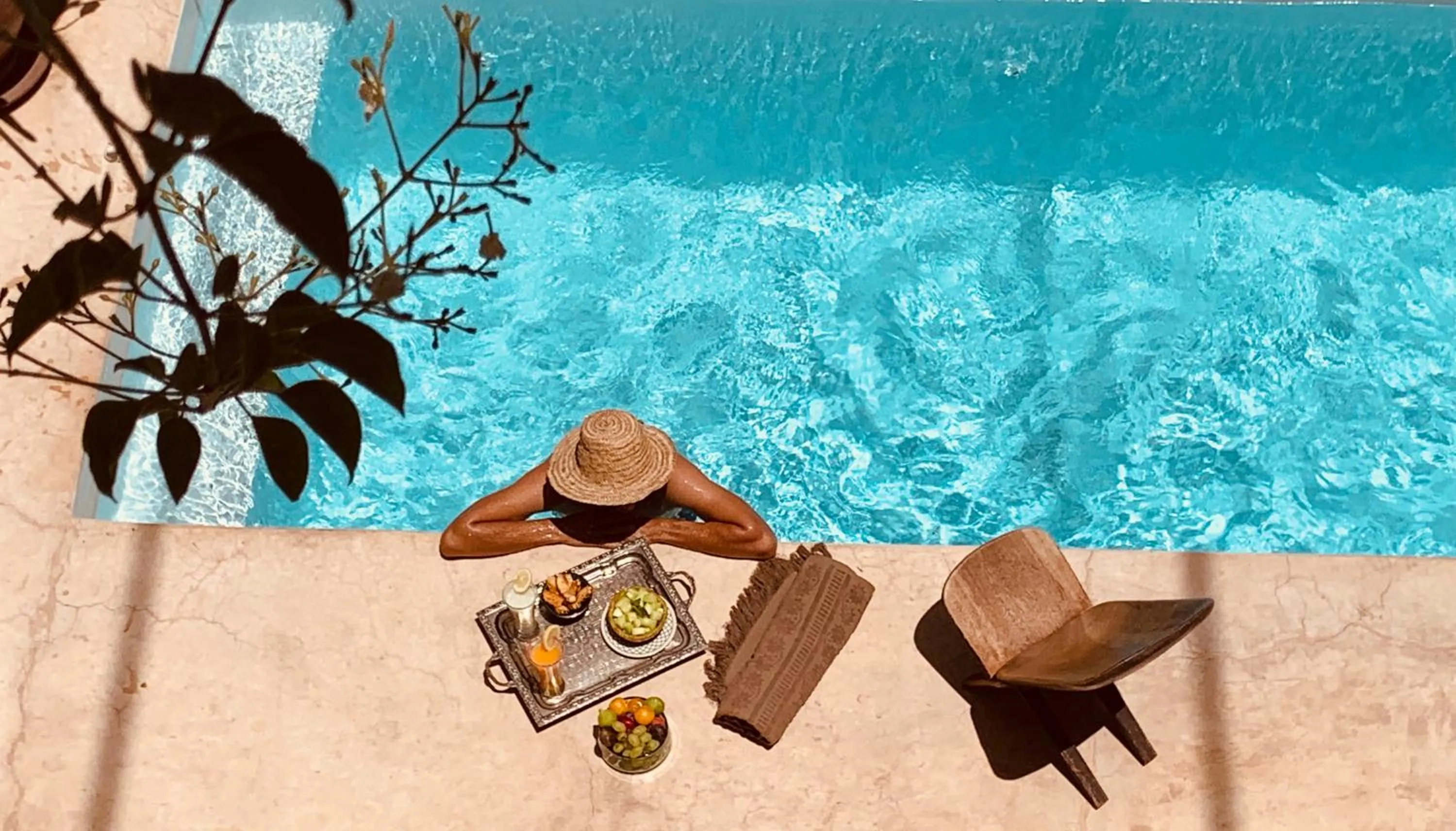 Swimming pool in Riad Dar Massai