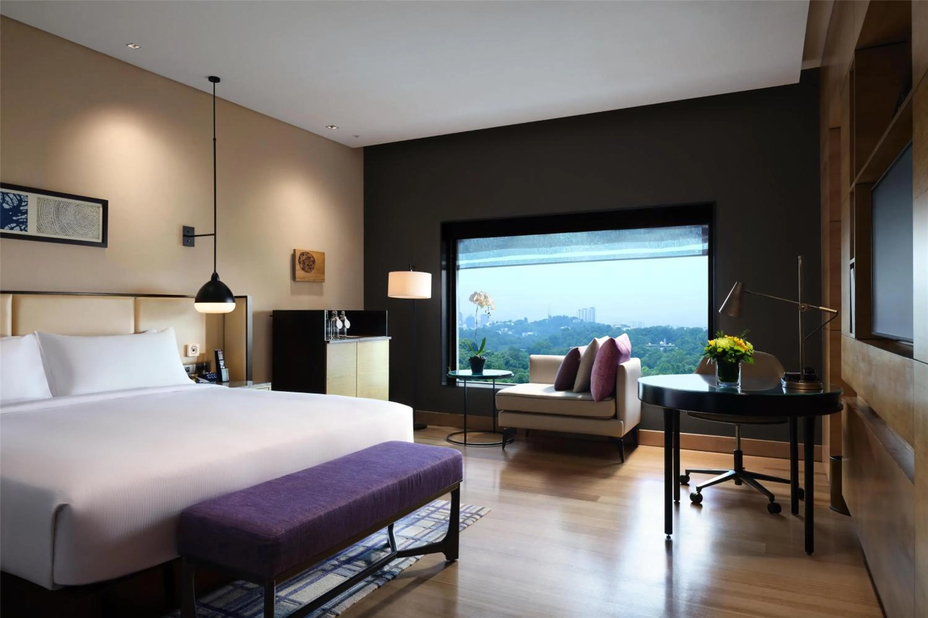 Bed in Hilton Kuala Lumpur