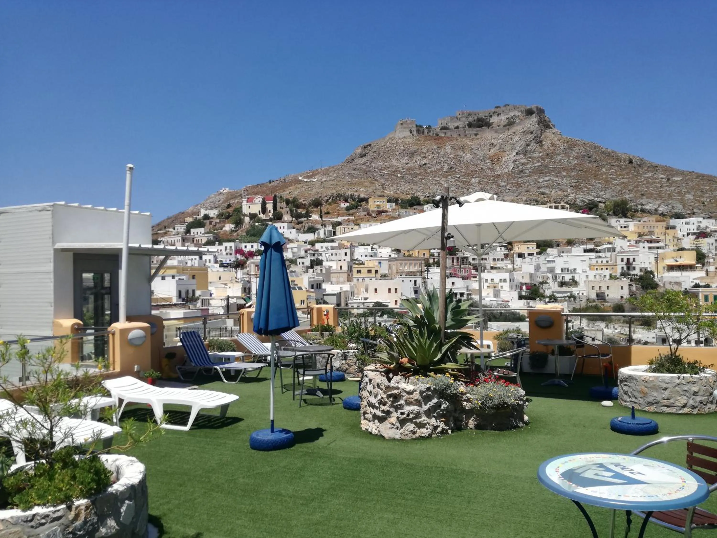 Balcony/Terrace in Elefteria Hotel