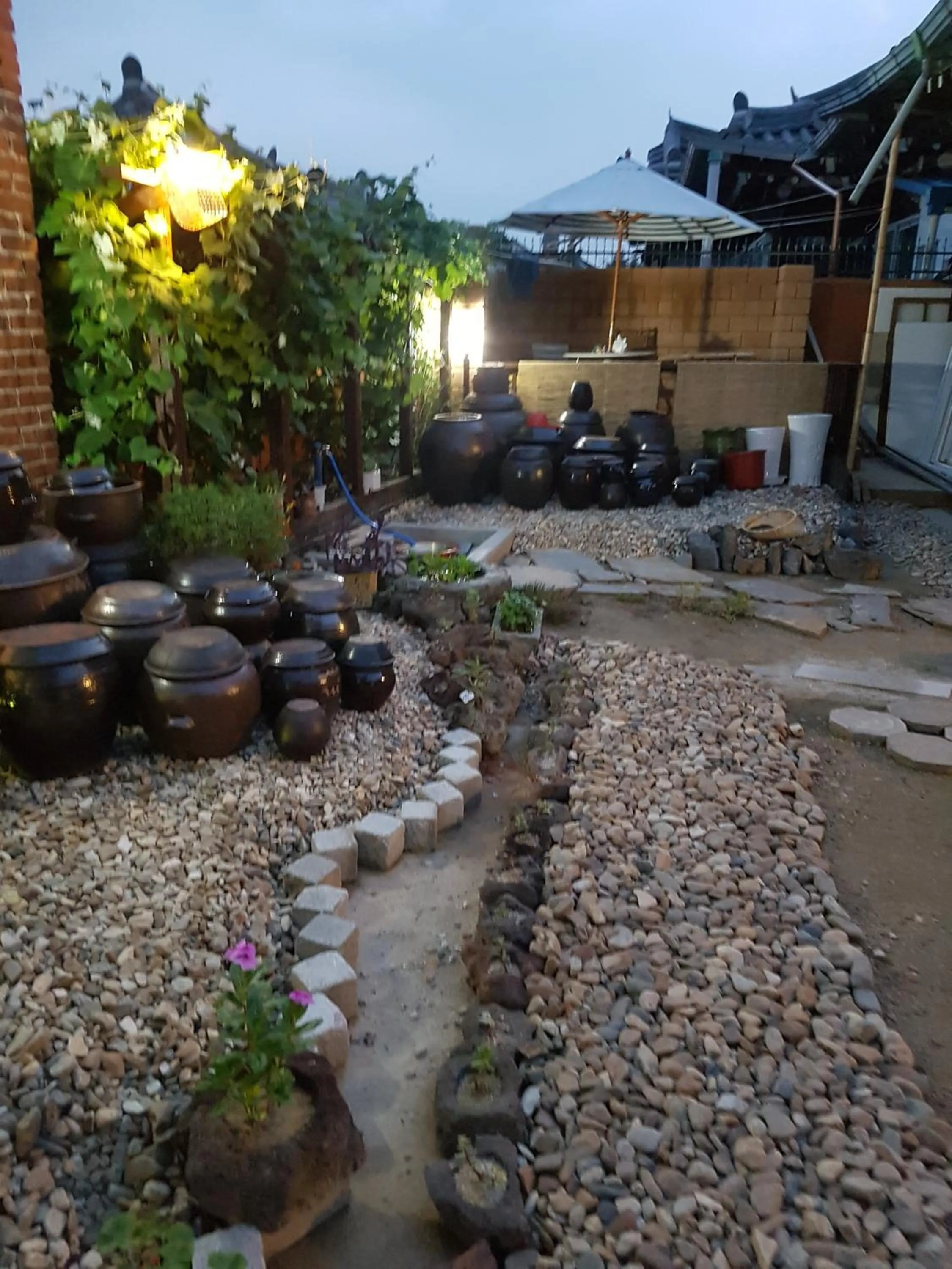 Garden view in The Hanok