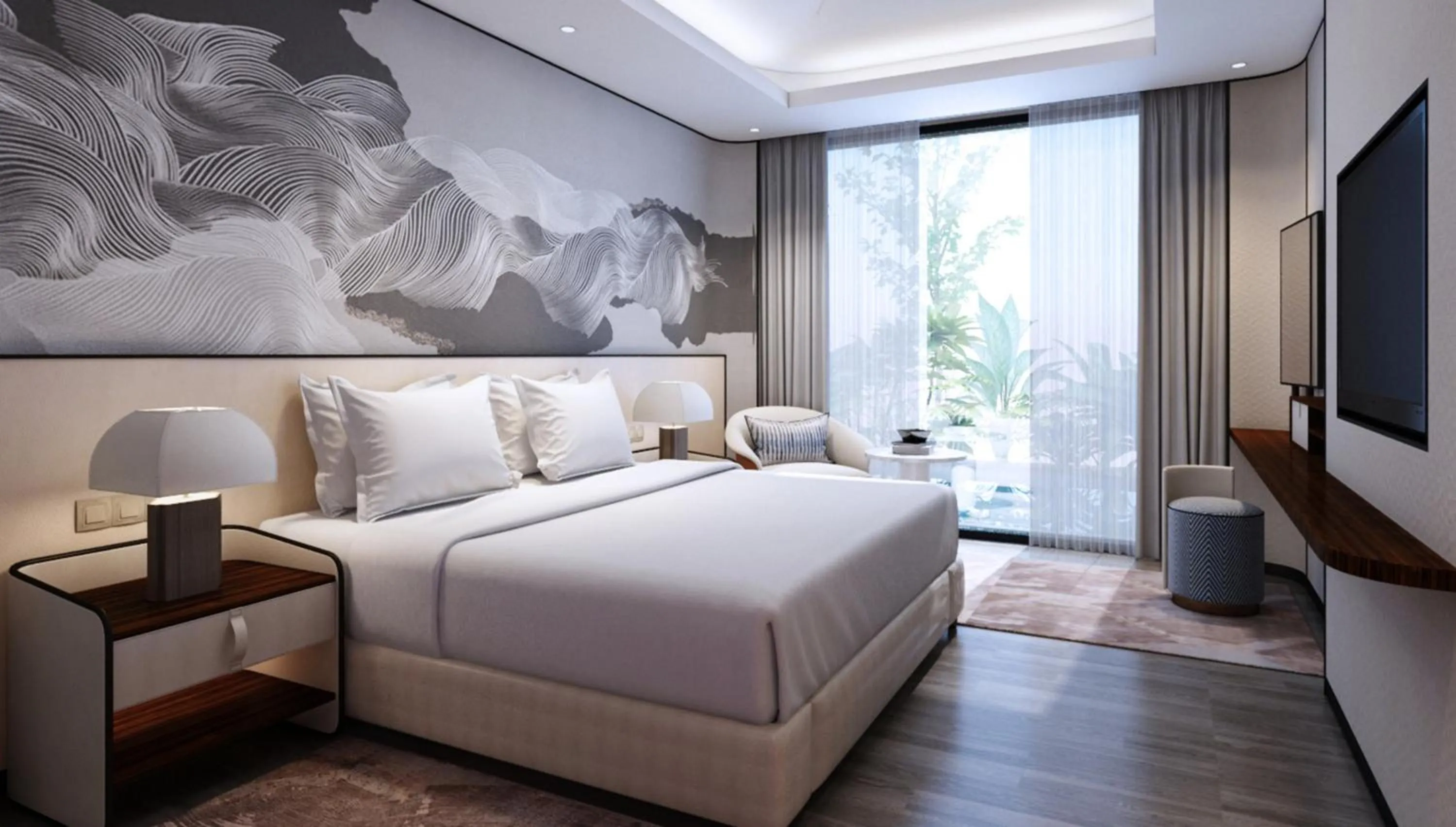 Bedroom, Bed in Putrajaya Marriott Hotel