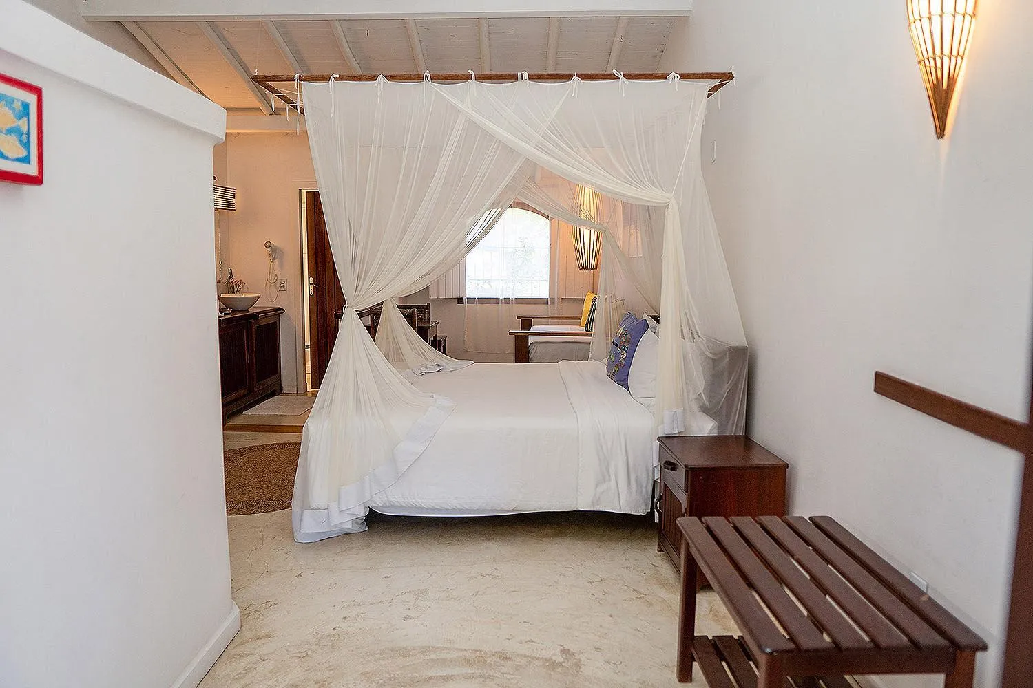 Bedroom, Bed in Pousada Calypso