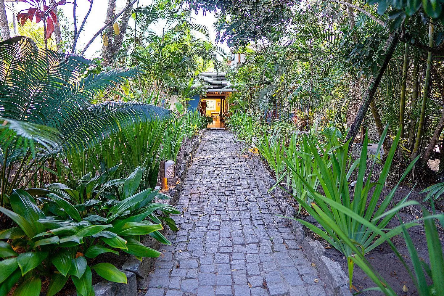 Garden in Pousada Calypso