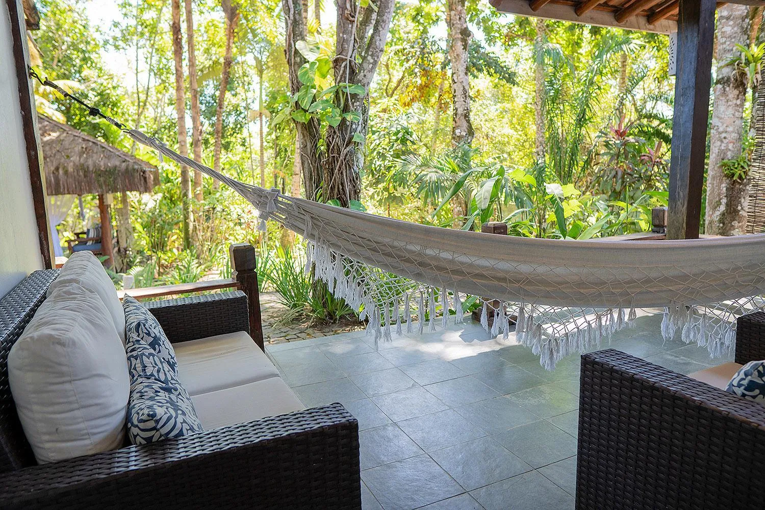 Patio in Pousada Calypso