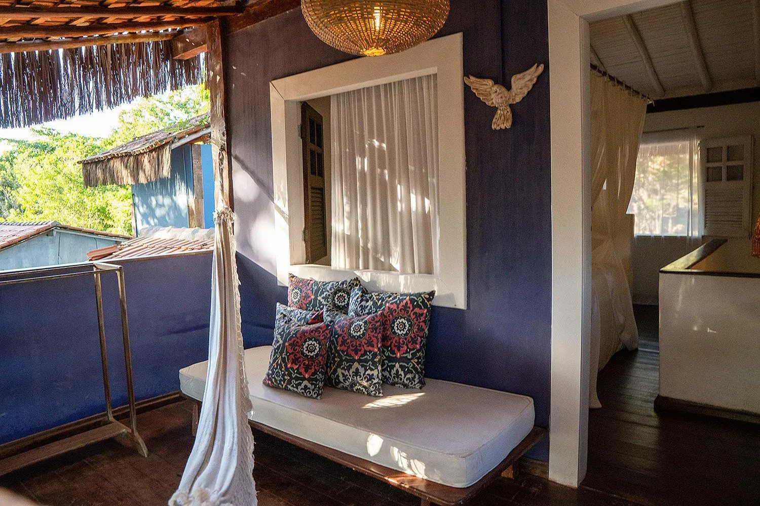 Balcony/Terrace in Pousada Calypso