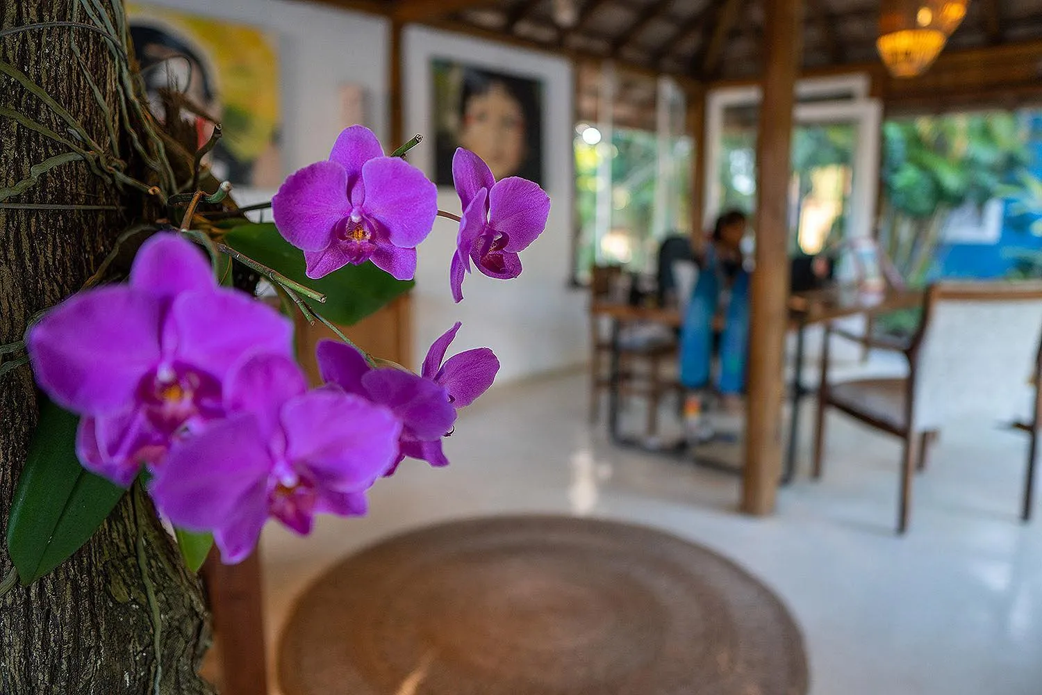Lobby or reception in Pousada Calypso