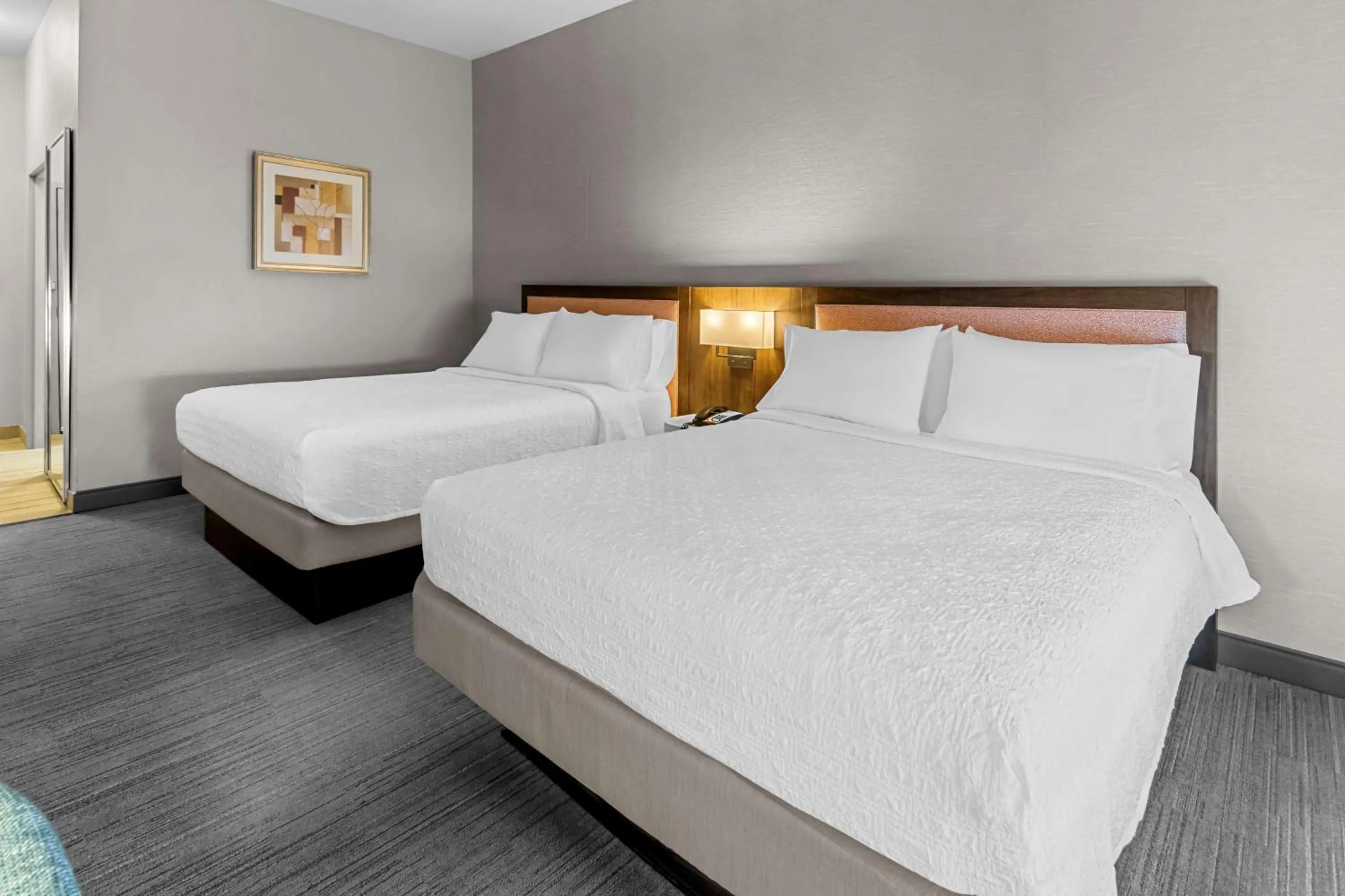 Bed in Hampton Inn & Suites Abilene I-20