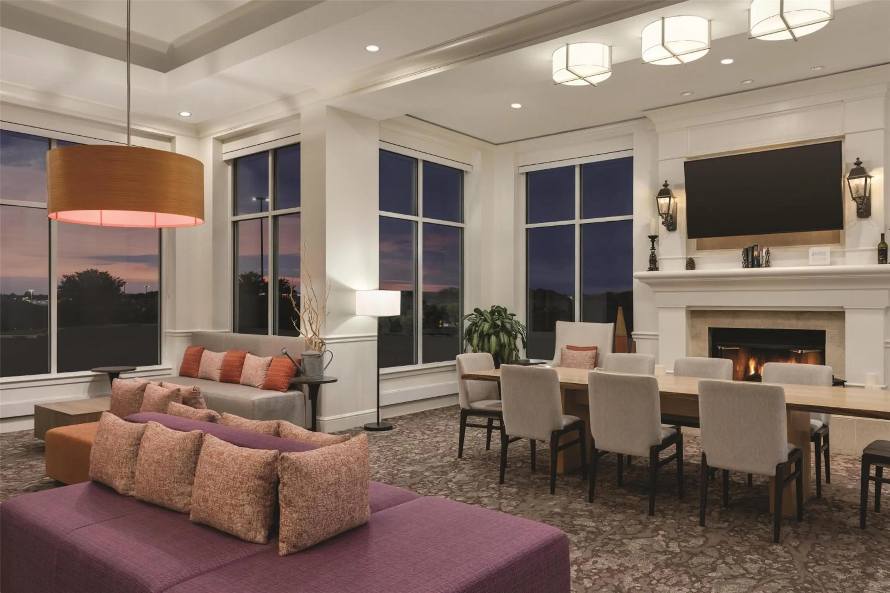 Lobby or reception in Hilton Garden Inn Allentown Bethlehem Airport