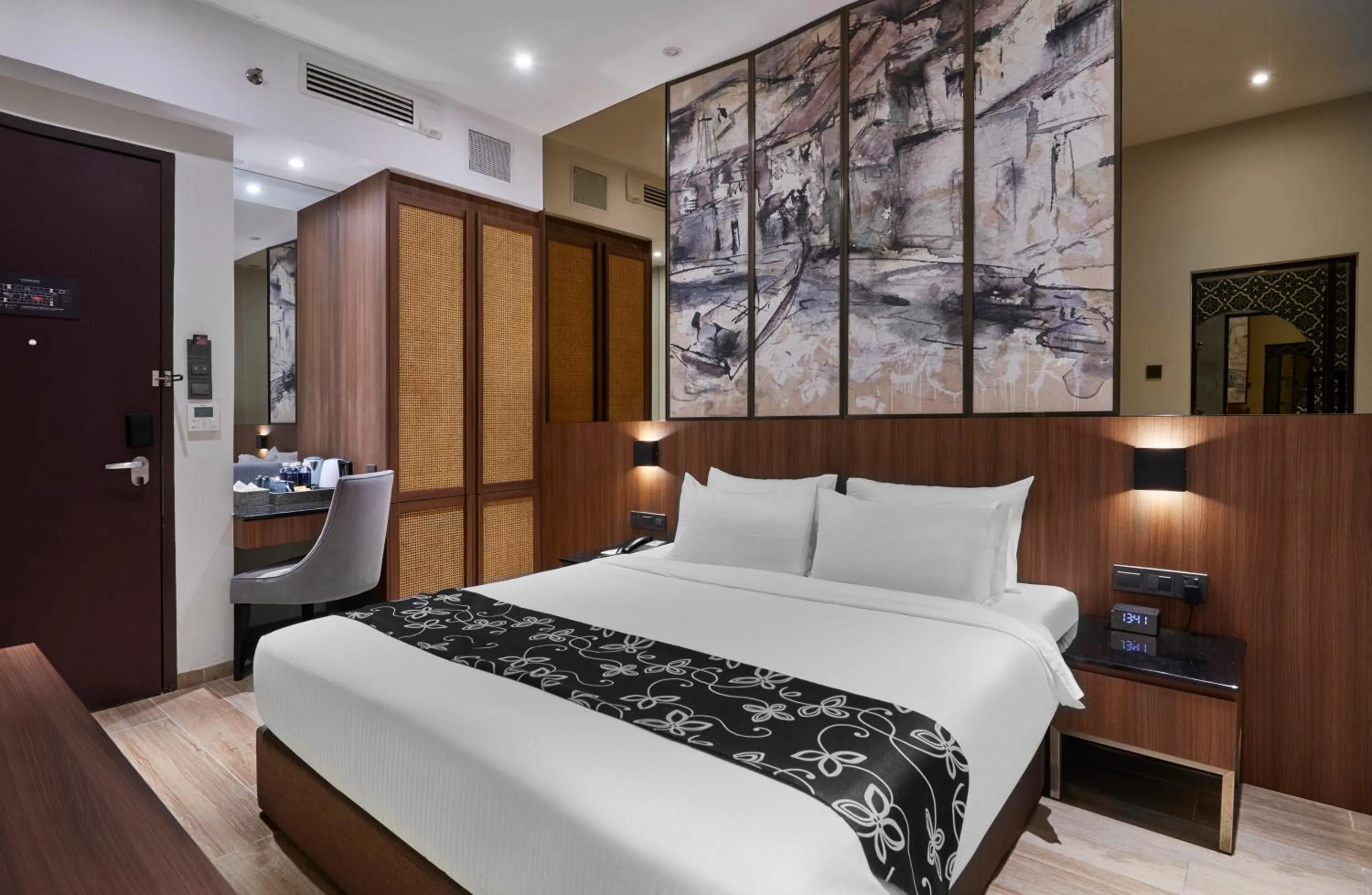 Property building, Bed in Baba House Melaka