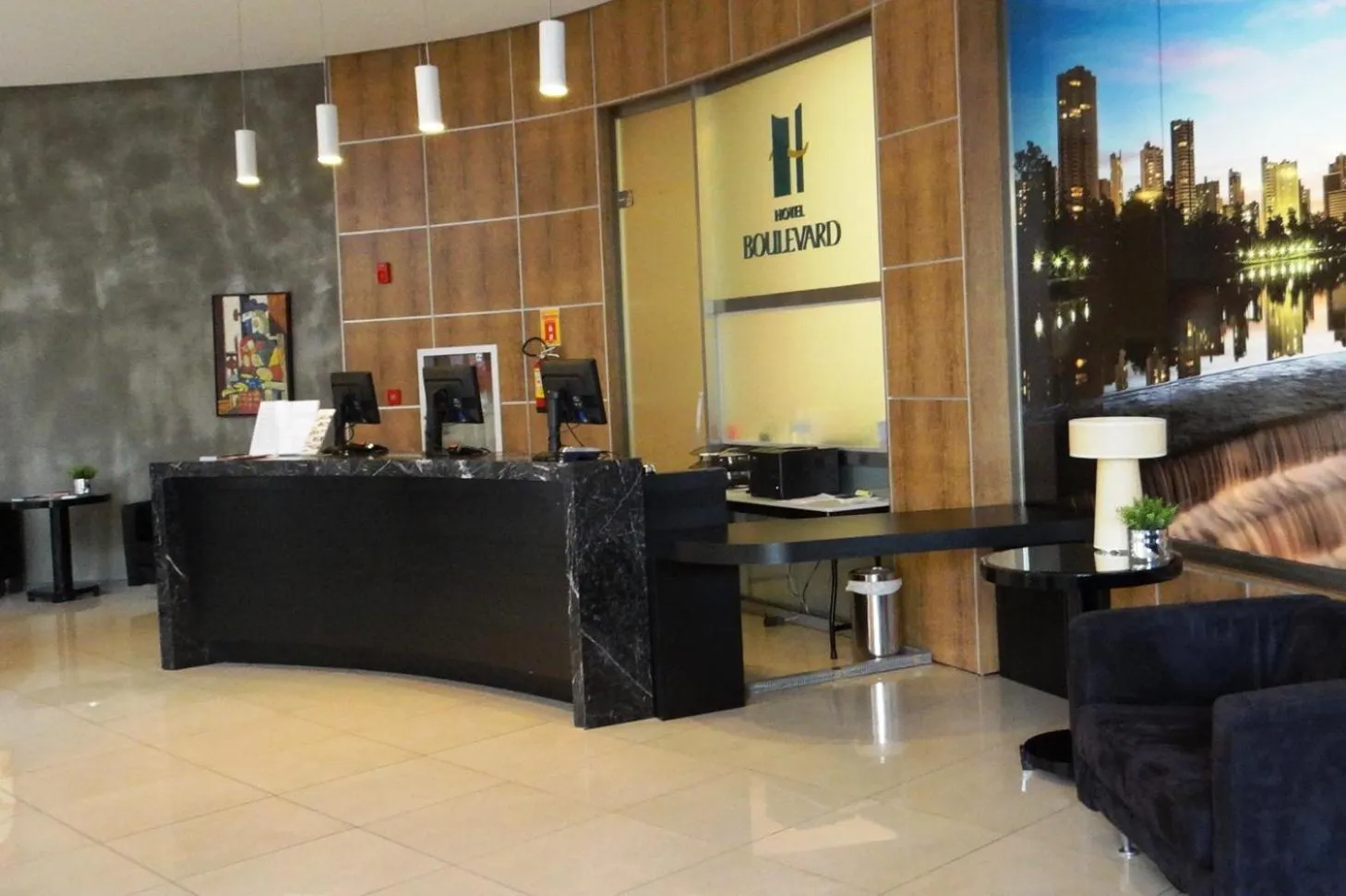 Lobby or reception in Hotel Boulevard
