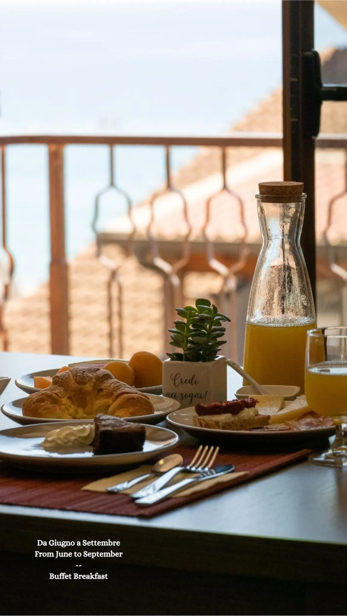 Breakfast in B&B a due passi dal mare