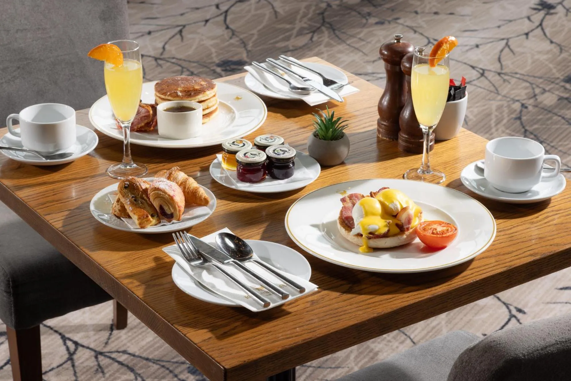 Breakfast in The Lodges at Kilkea Castle