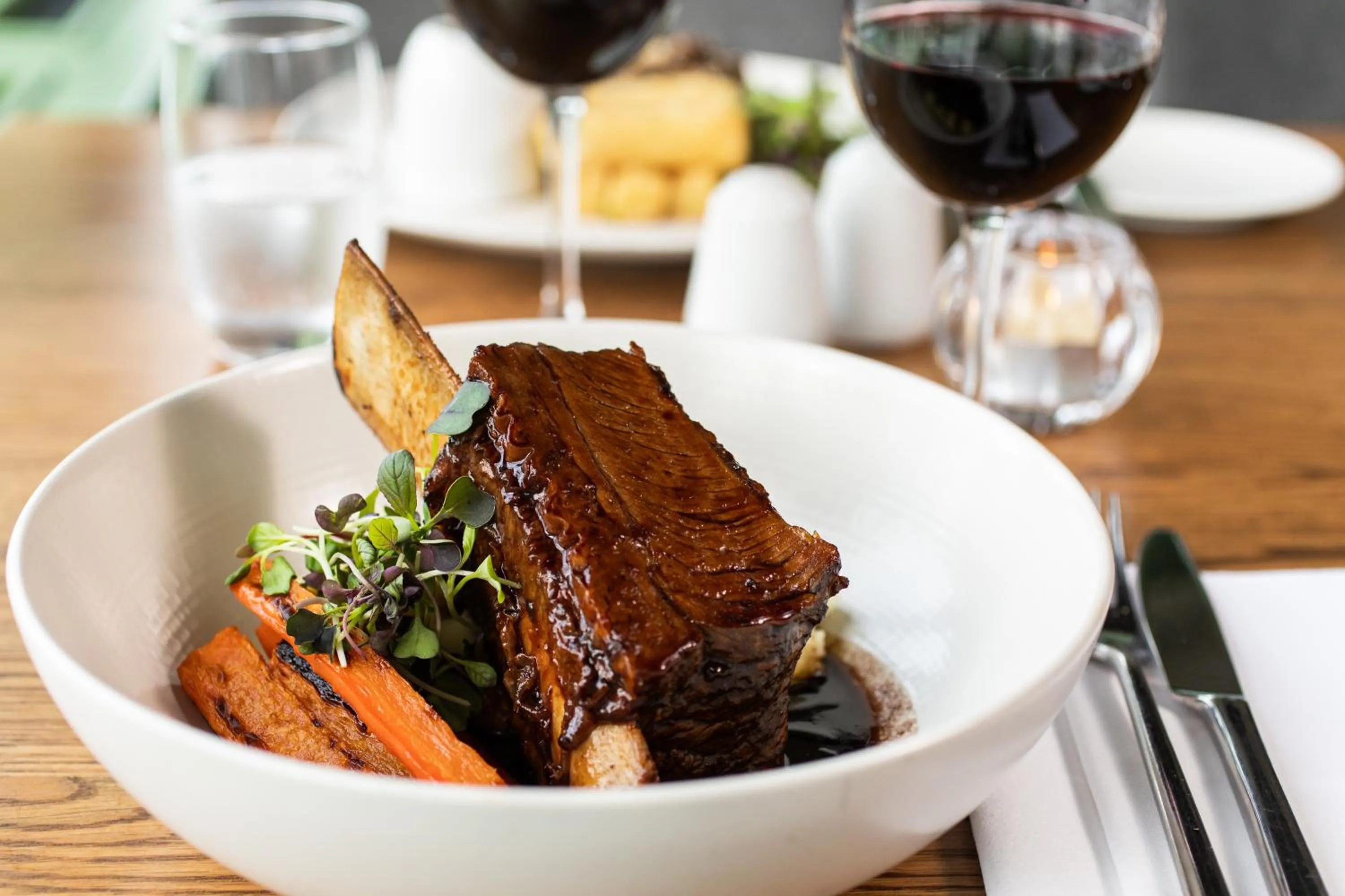 Food and drinks in The Lodges at Kilkea Castle