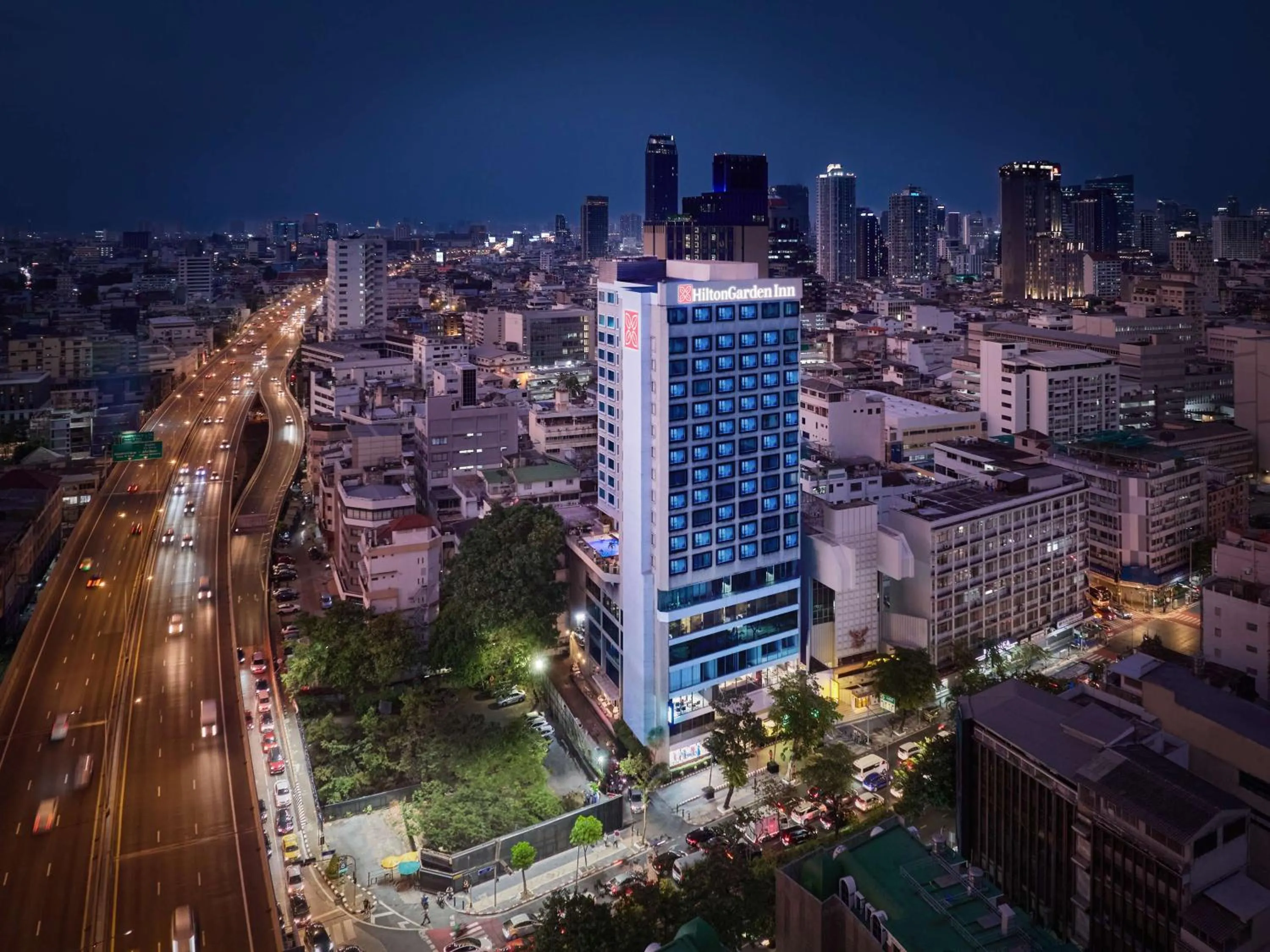 Property building in Hilton Garden Inn Bangkok Silom