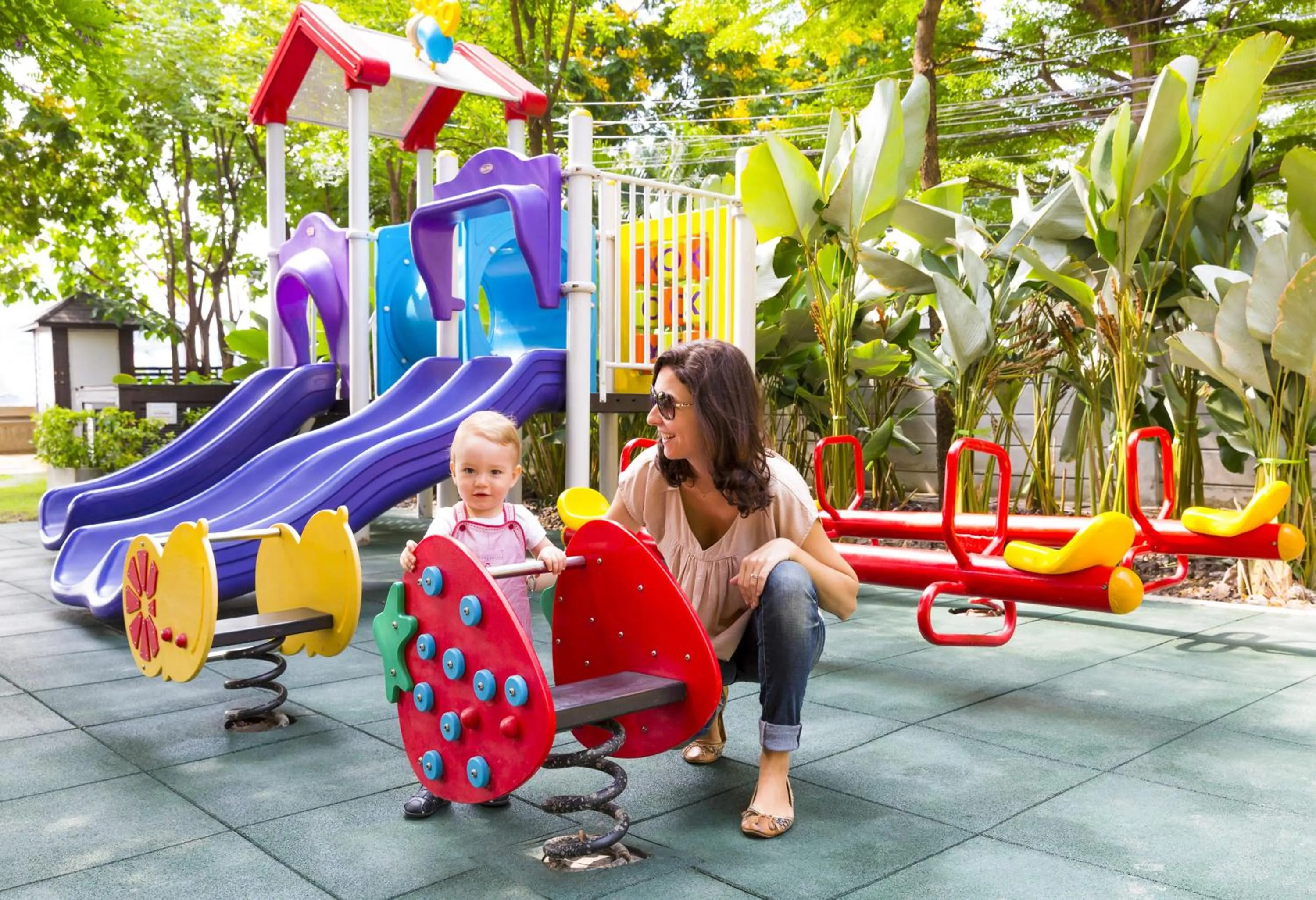 Children play ground in Ibis Bangkok Riverside