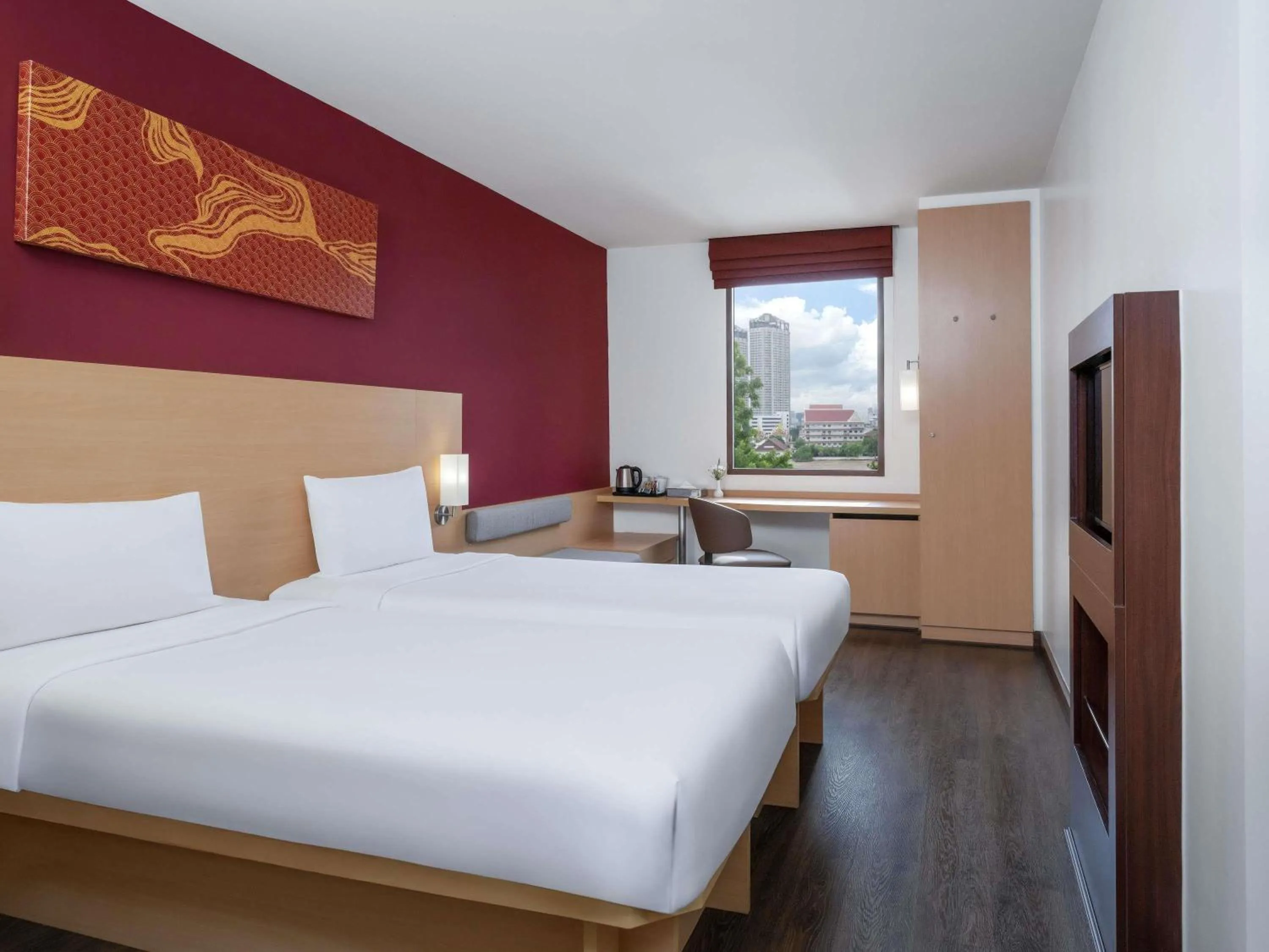 Bedroom, Bed in Ibis Bangkok Riverside