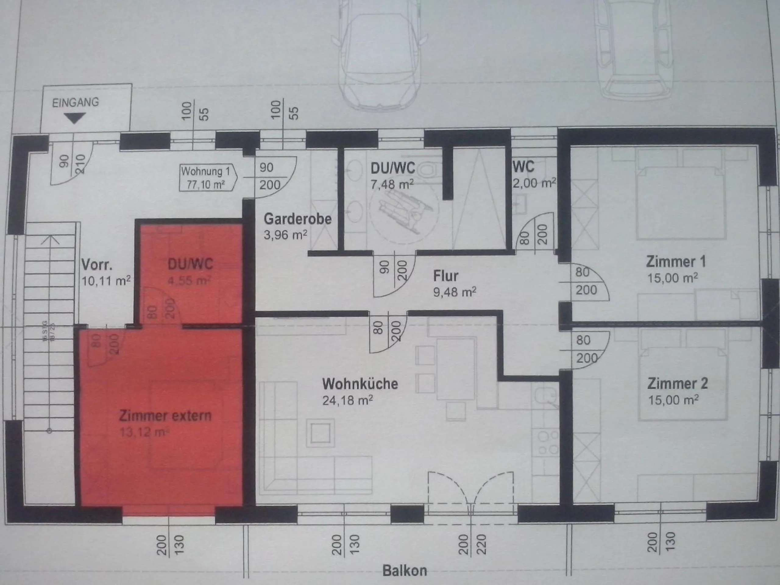 Photo of the whole room in Praschhof