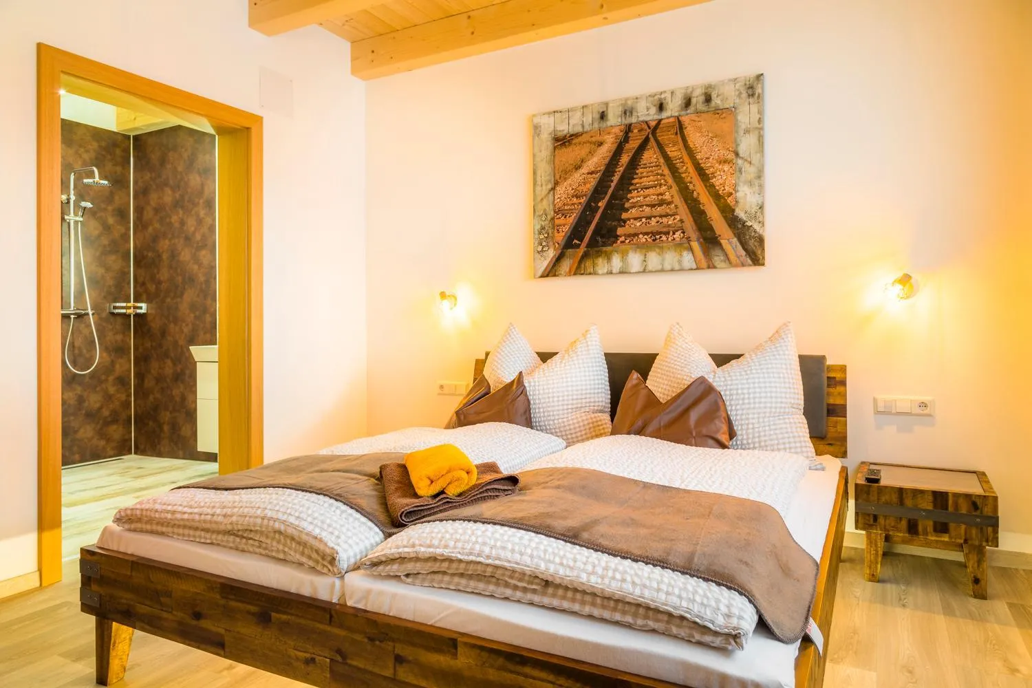 Photo of the whole room, Bed in Praschhof