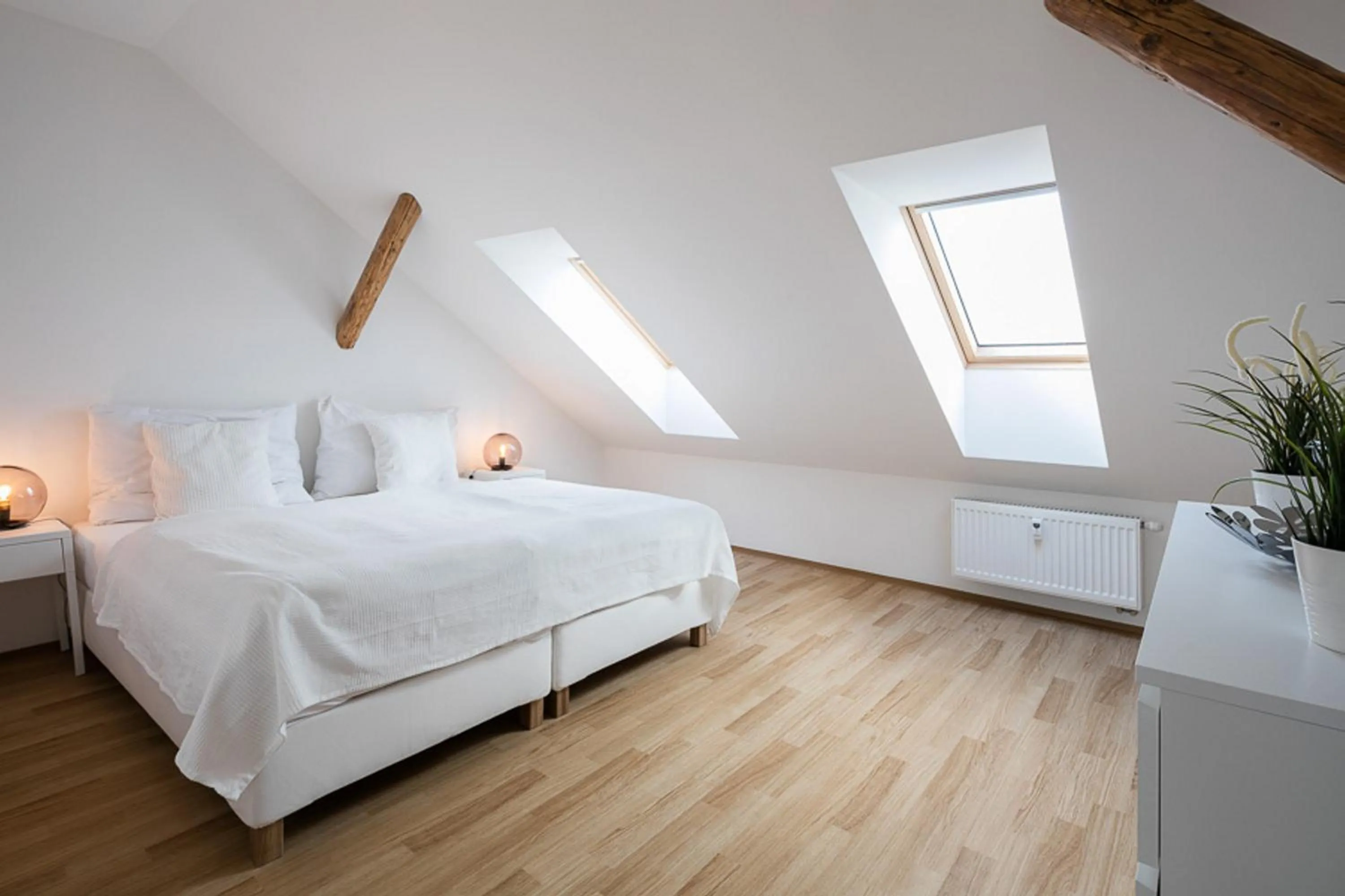 Bed in Pytloun Apartments Liberec