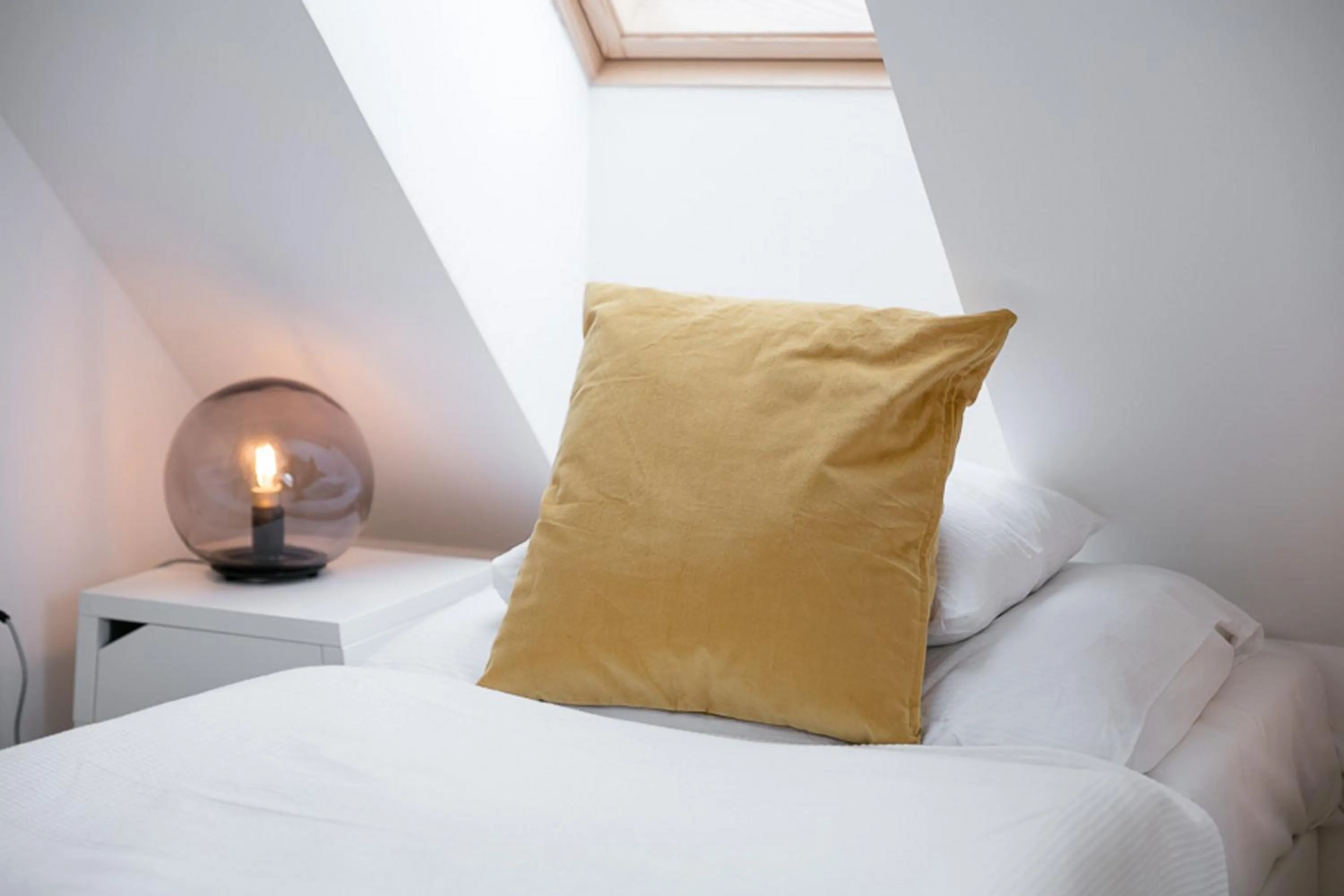 Bed in Pytloun Apartments Liberec